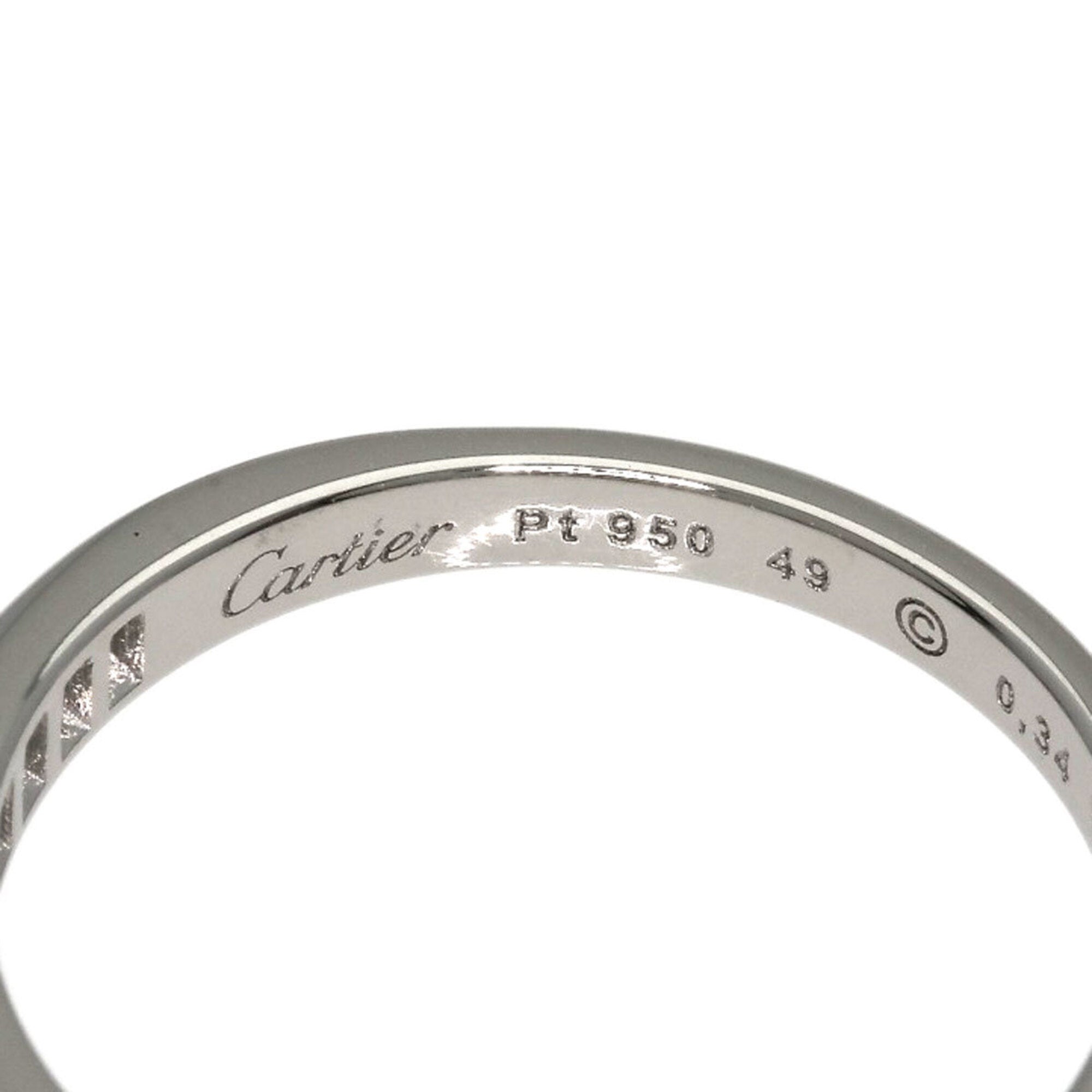 Cartier Platinum 950 Band Ring (Pre-Owned)