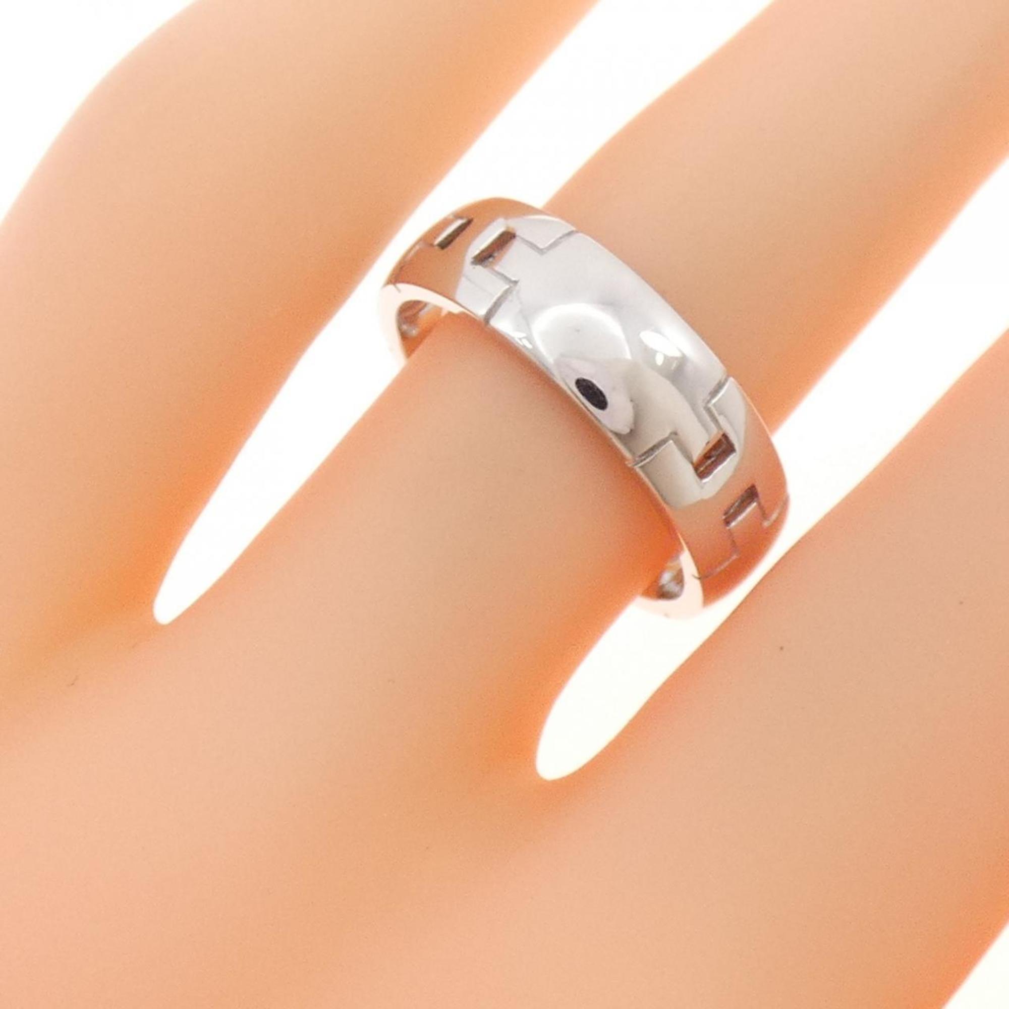Hermes White Gold (18K) Band Ring (Pre-Owned)