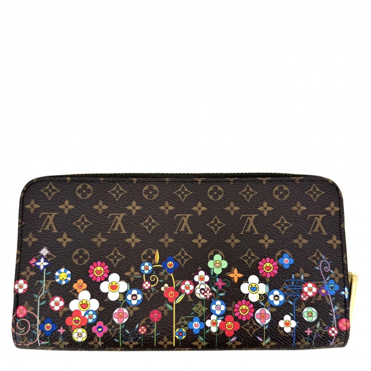 Louis Vuitton Monogram Brown Monogram Multi-Color Monogram Long Wallet (Bi-Fold) (Pre-Owned)