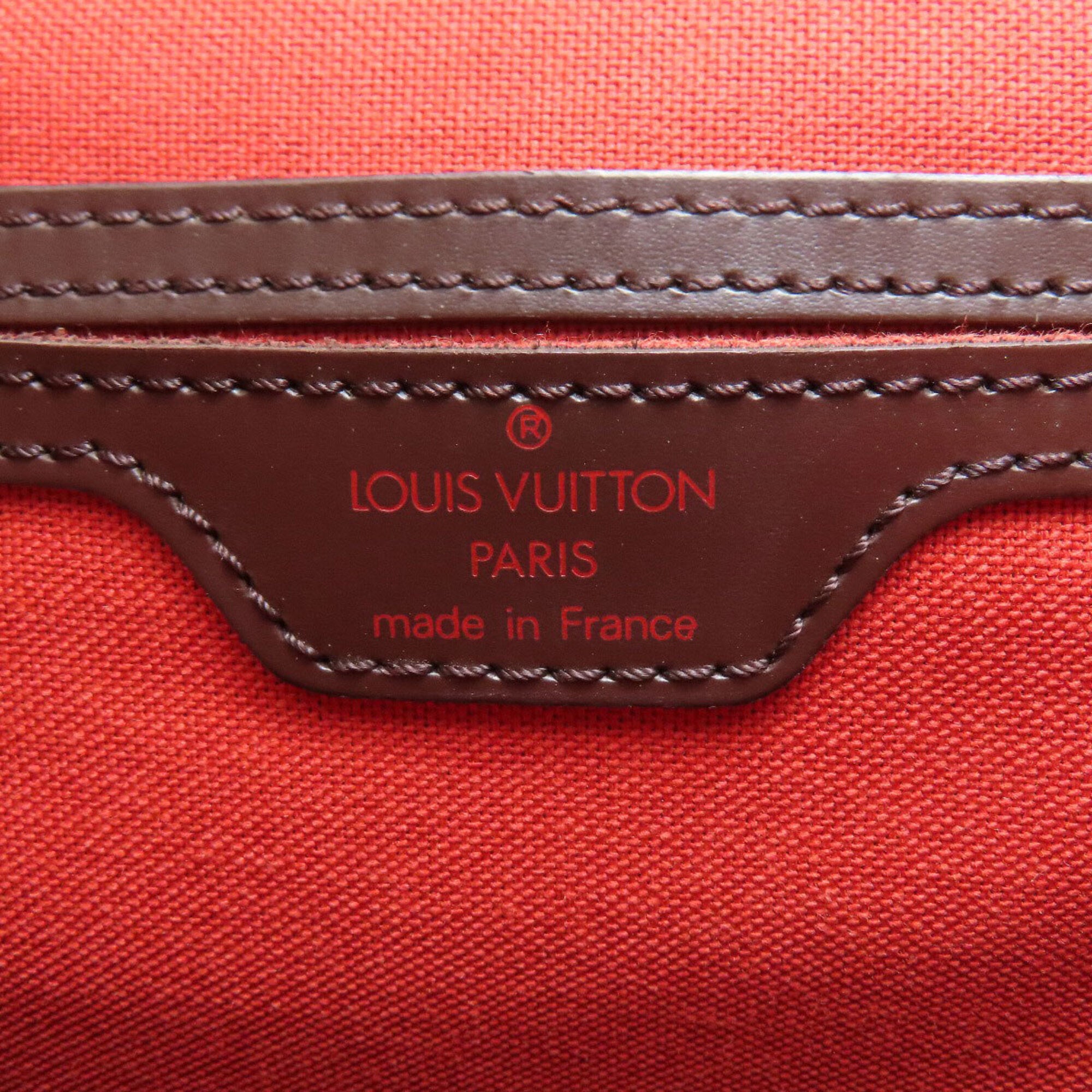Louis Vuitton Brown Damier Canvas Ebene Damier Canvas Backpack (Pre-Owned)