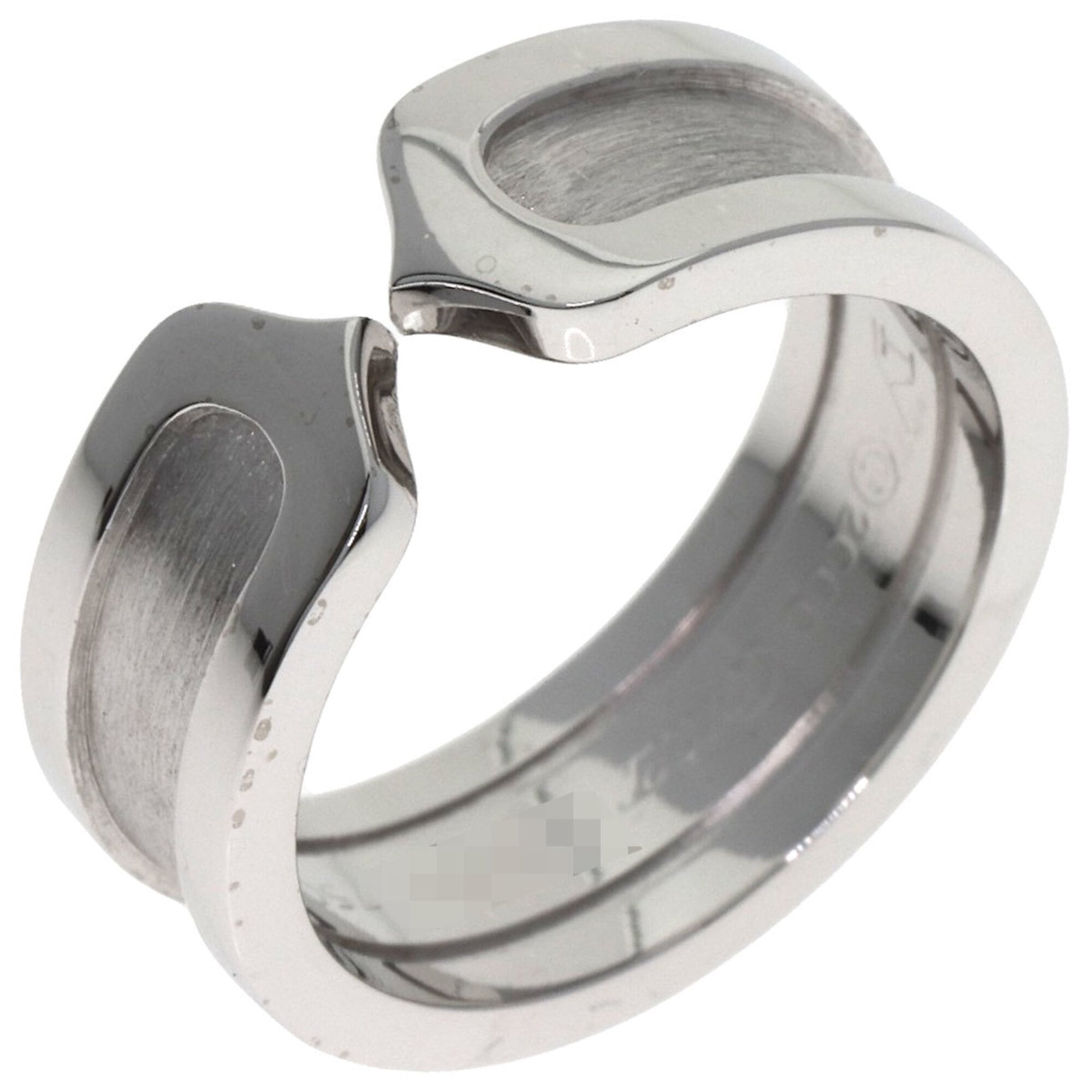 Cartier C2 White Gold (18K) Band Ring (Pre-Owned)