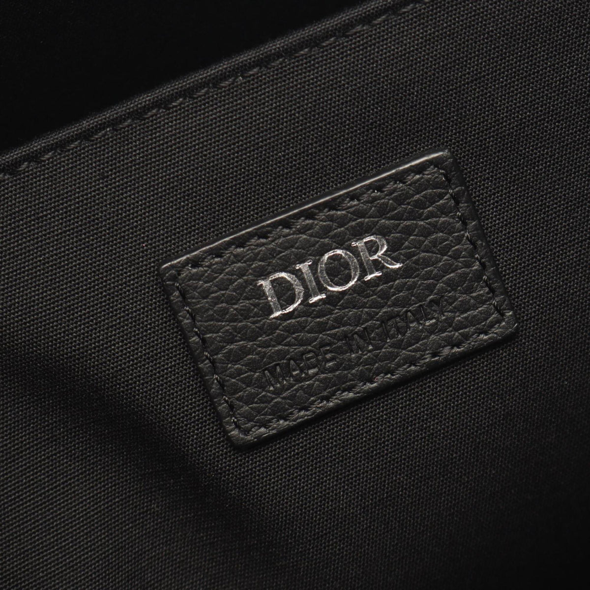 Christian Dior Black Canvas Leather Handbag Tote Bag (Pre-Owned)
