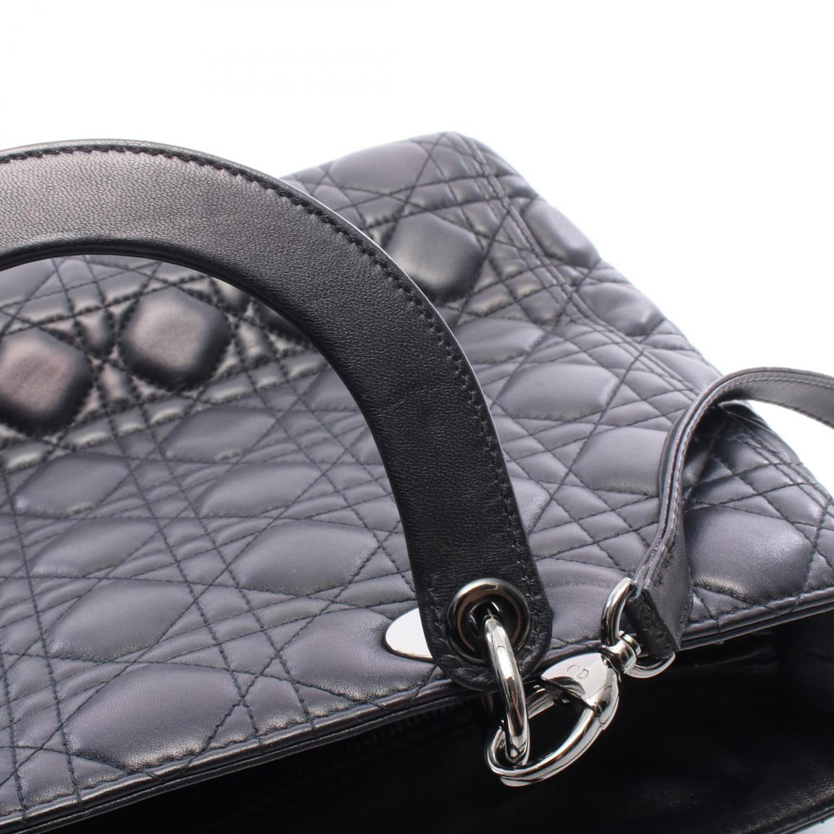 Christian Dior Black Leather Handbag (Pre-Owned)