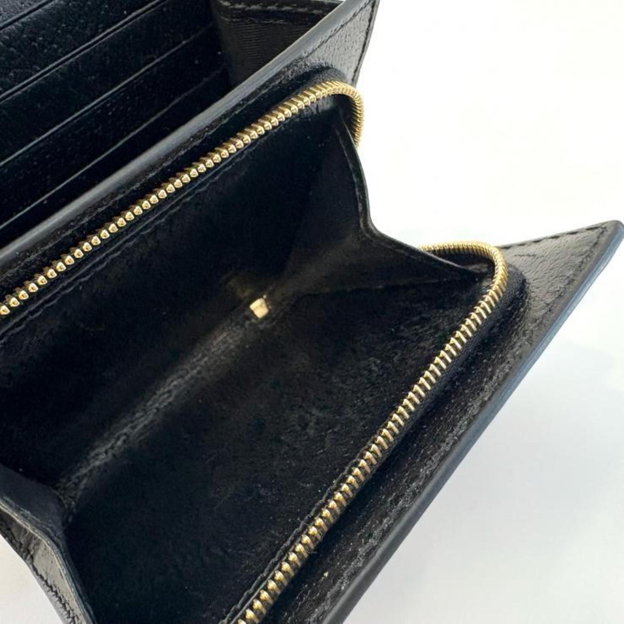 Gucci Black Leather Wallet (Bi-Fold) (Pre-Owned)