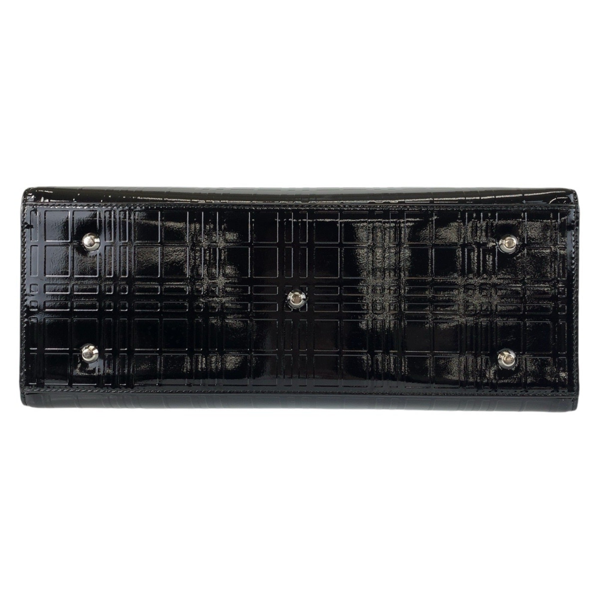 Burberry Black Patent Leather Shoulder Bag (Pre-Owned)