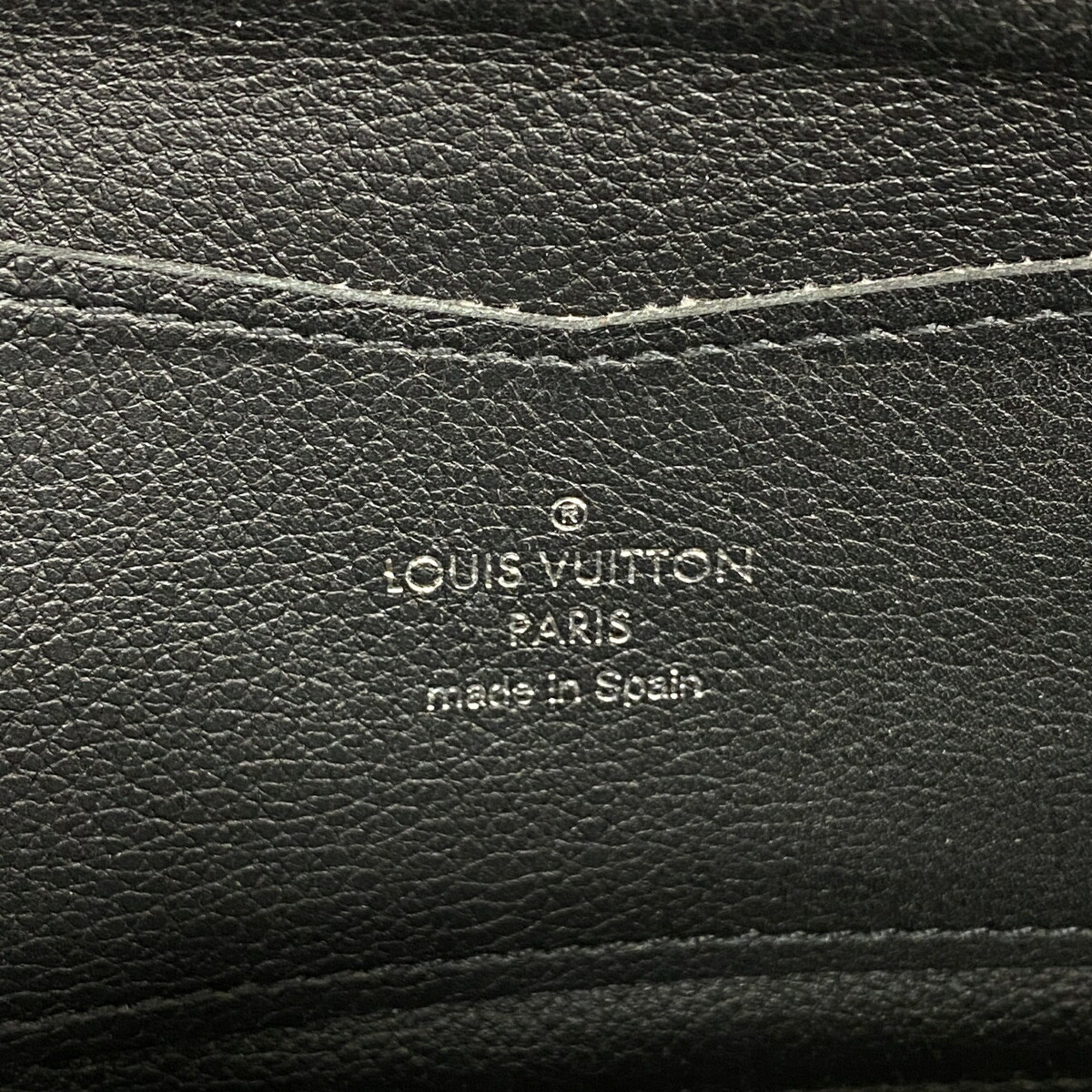 Louis Vuitton Noir Long Wallet (Bi-Fold) (Pre-Owned)
