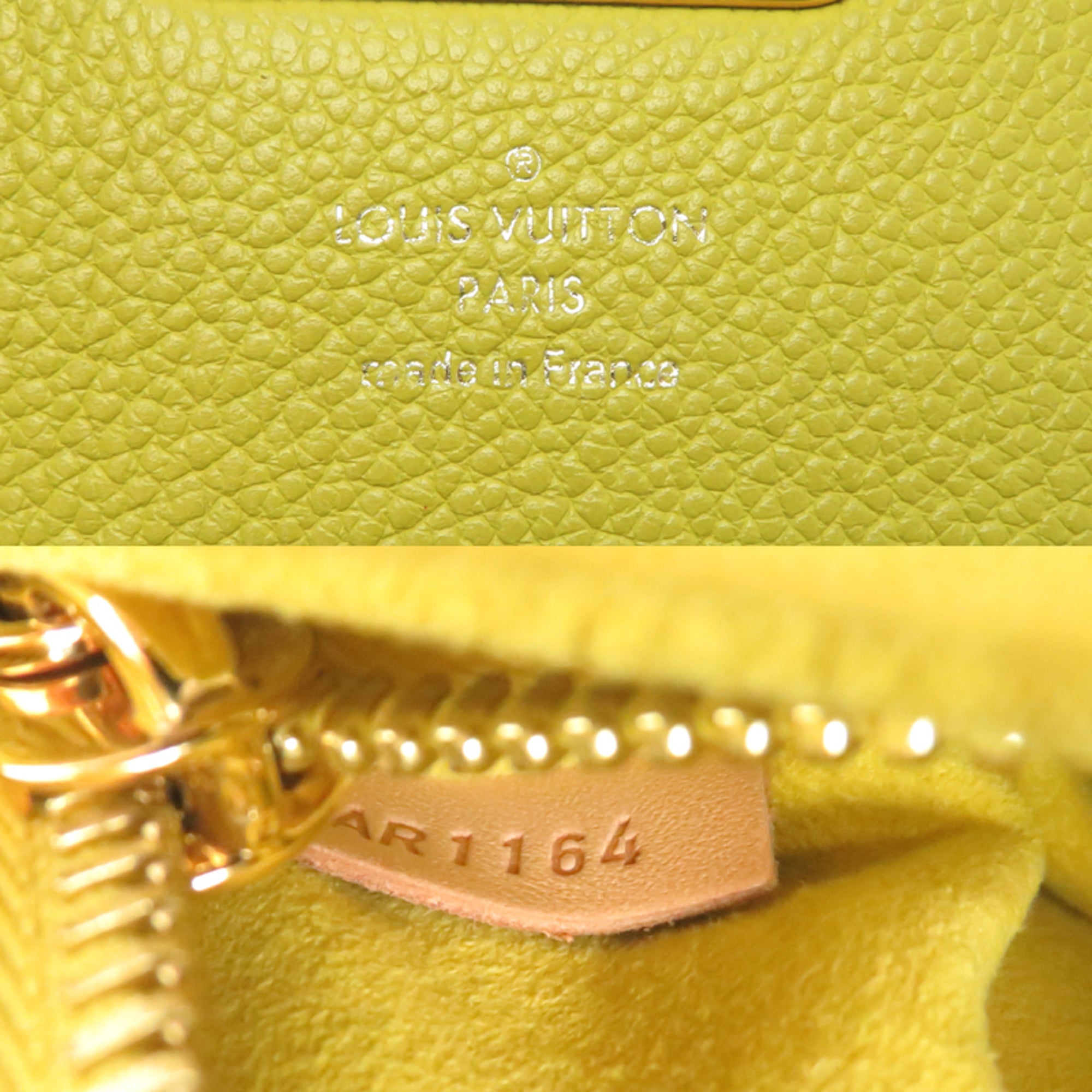 Louis Vuitton Pistache Monogram Leather Handbag (Pre-Owned)