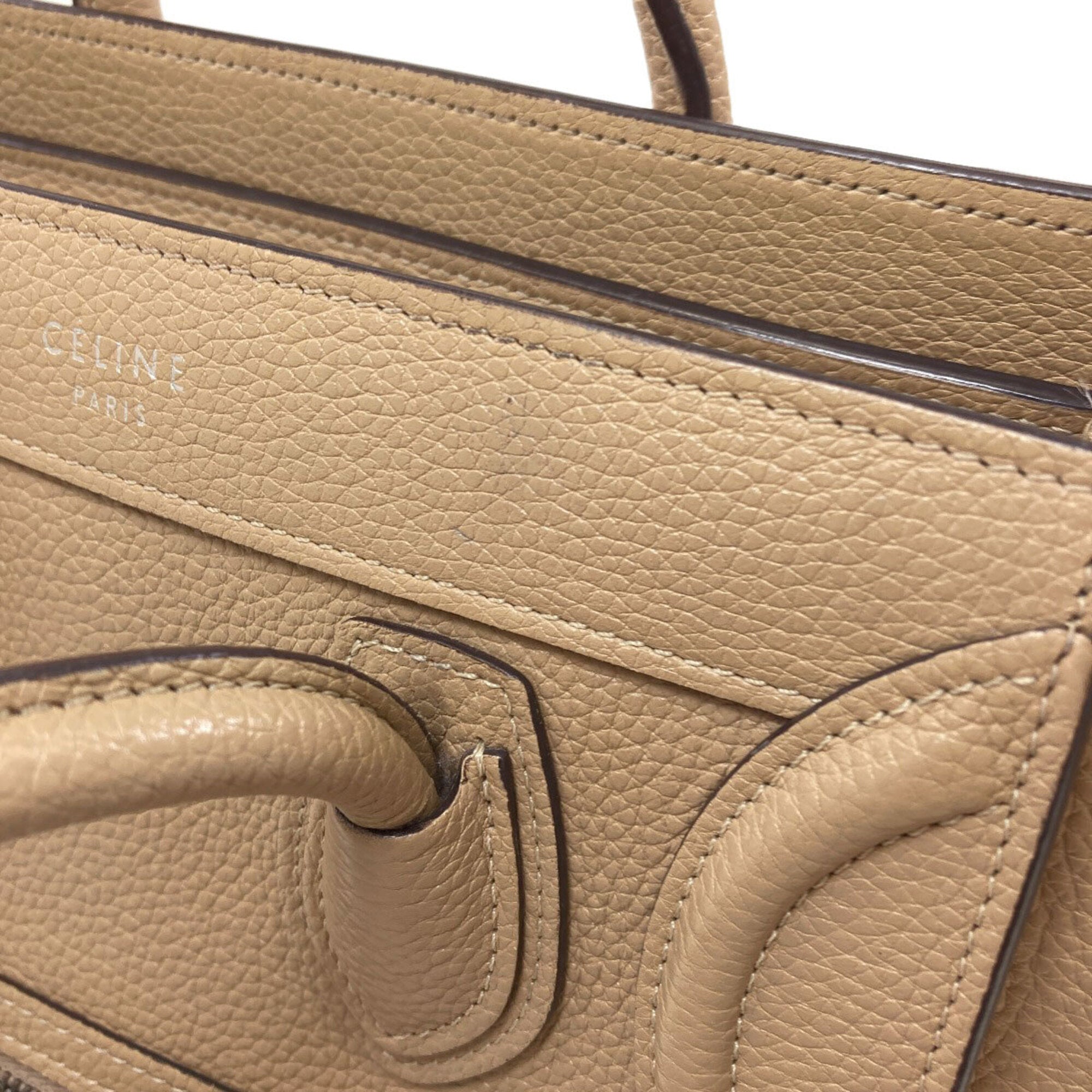 Celine Brown Leather Handbag (Pre-Owned)