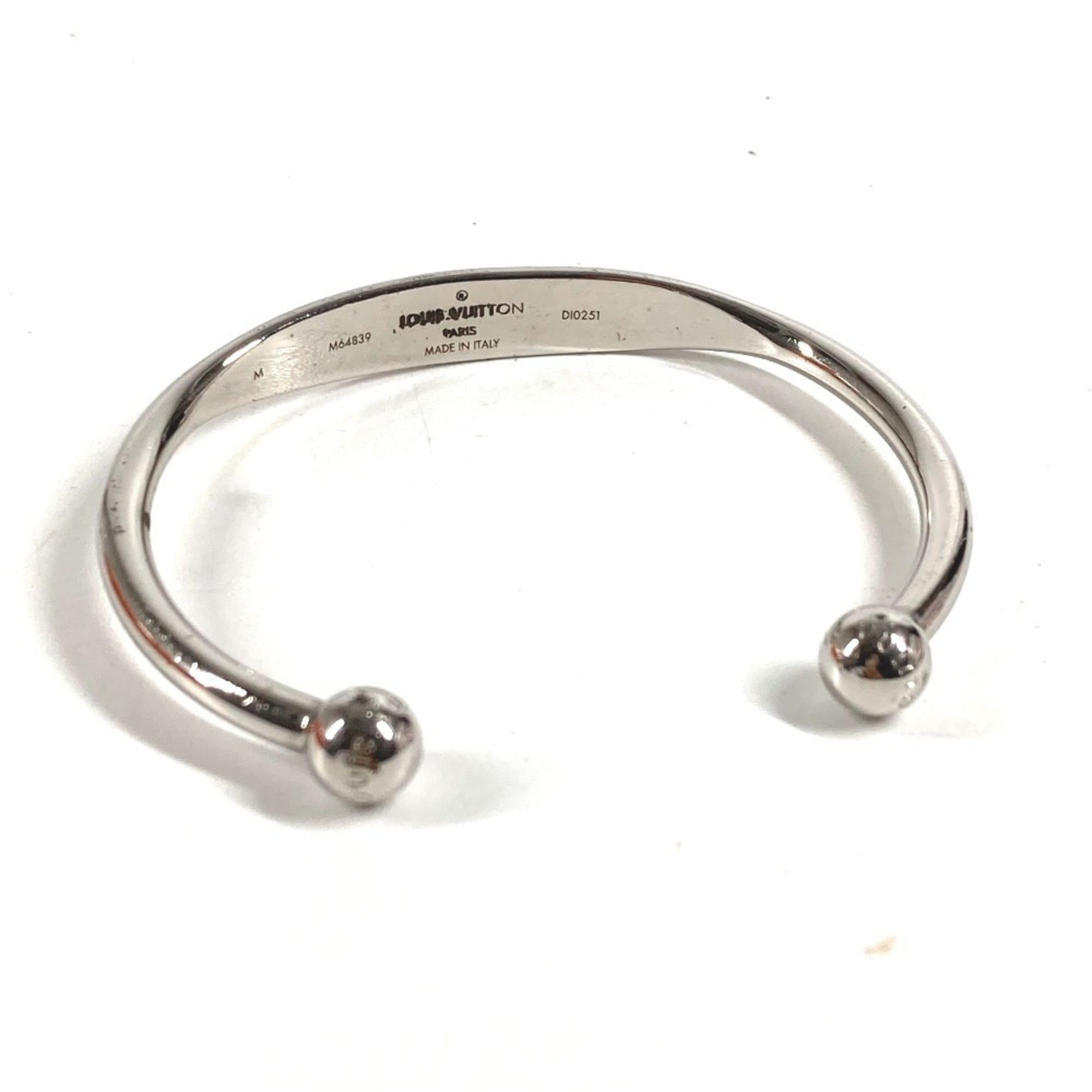 Louis Vuitton Silver Metal Charm Bracelet (Pre-Owned)