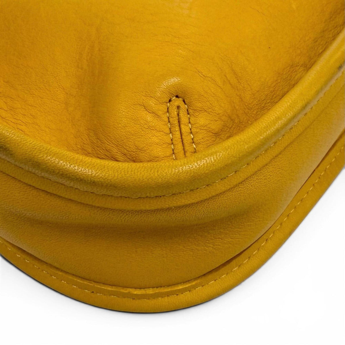 Coach Mustard Leather Shoulder Bag (Pre-Owned)