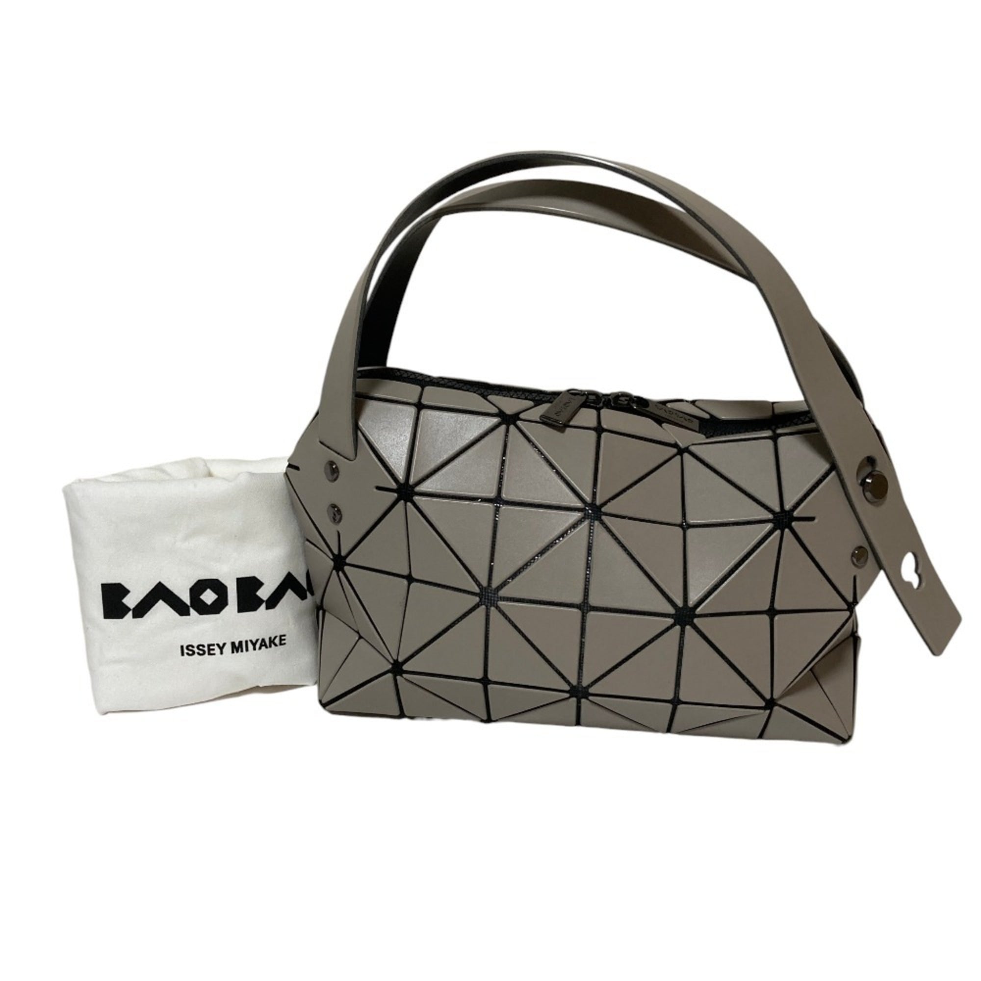 Bao Bao Issey Miyake Grayish Polyester Handbag (Pre-Owned)