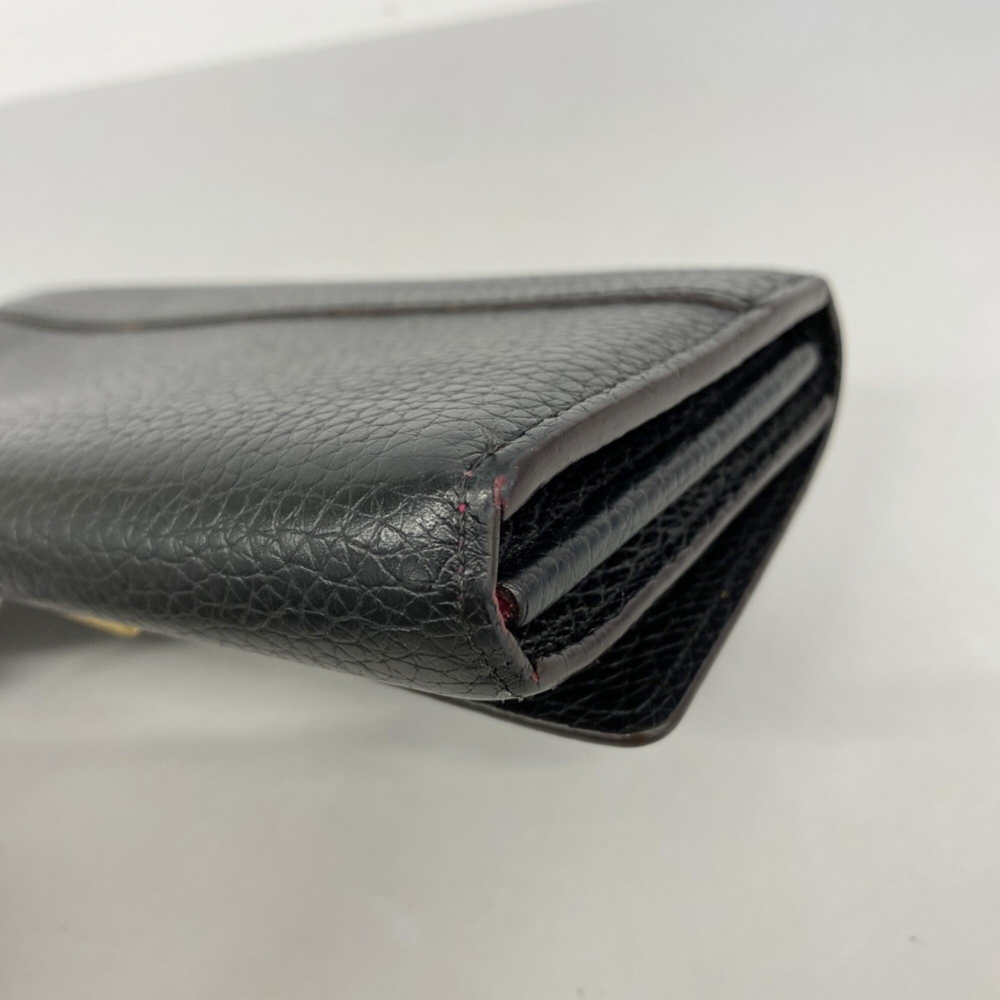 Louis Vuitton Noir Long Wallet (Bi-Fold) (Pre-Owned)