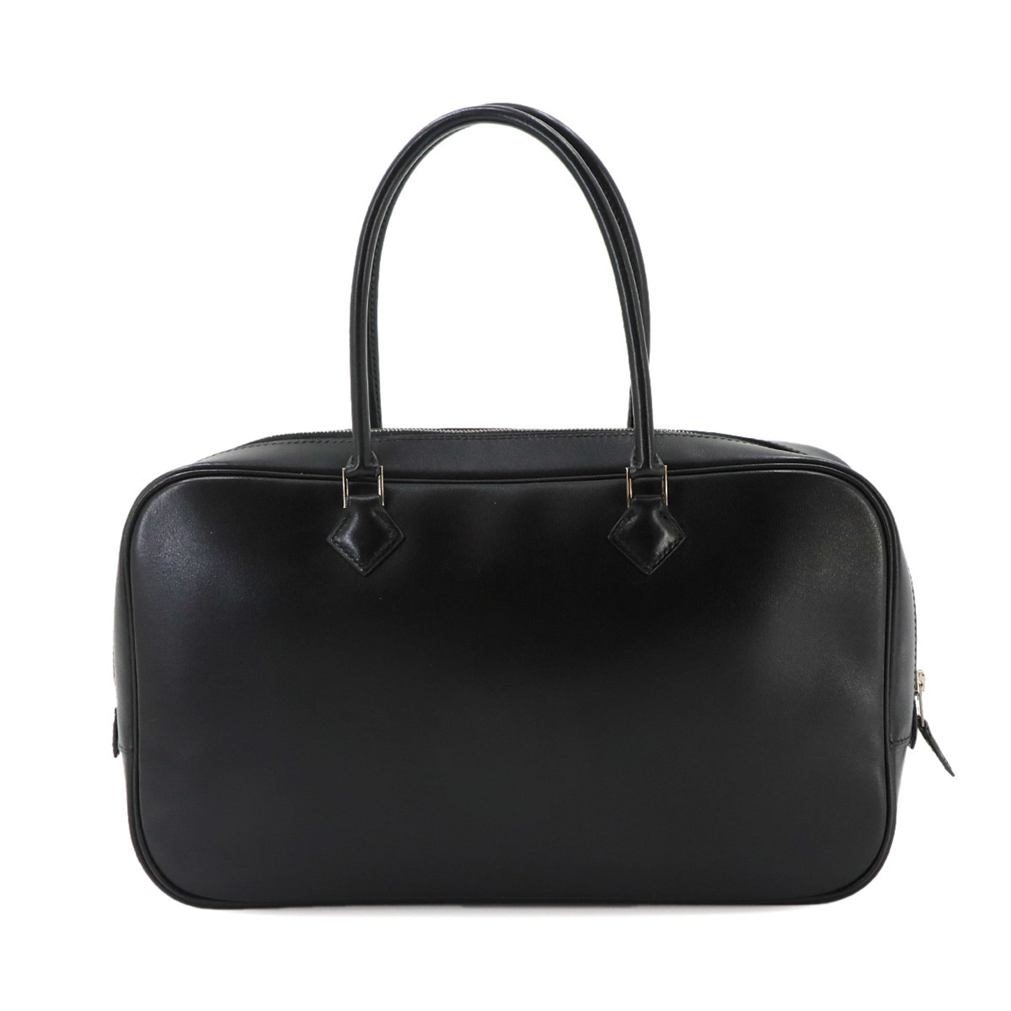 Hermes Black Box Calf Leather Handbag (Pre-Owned)