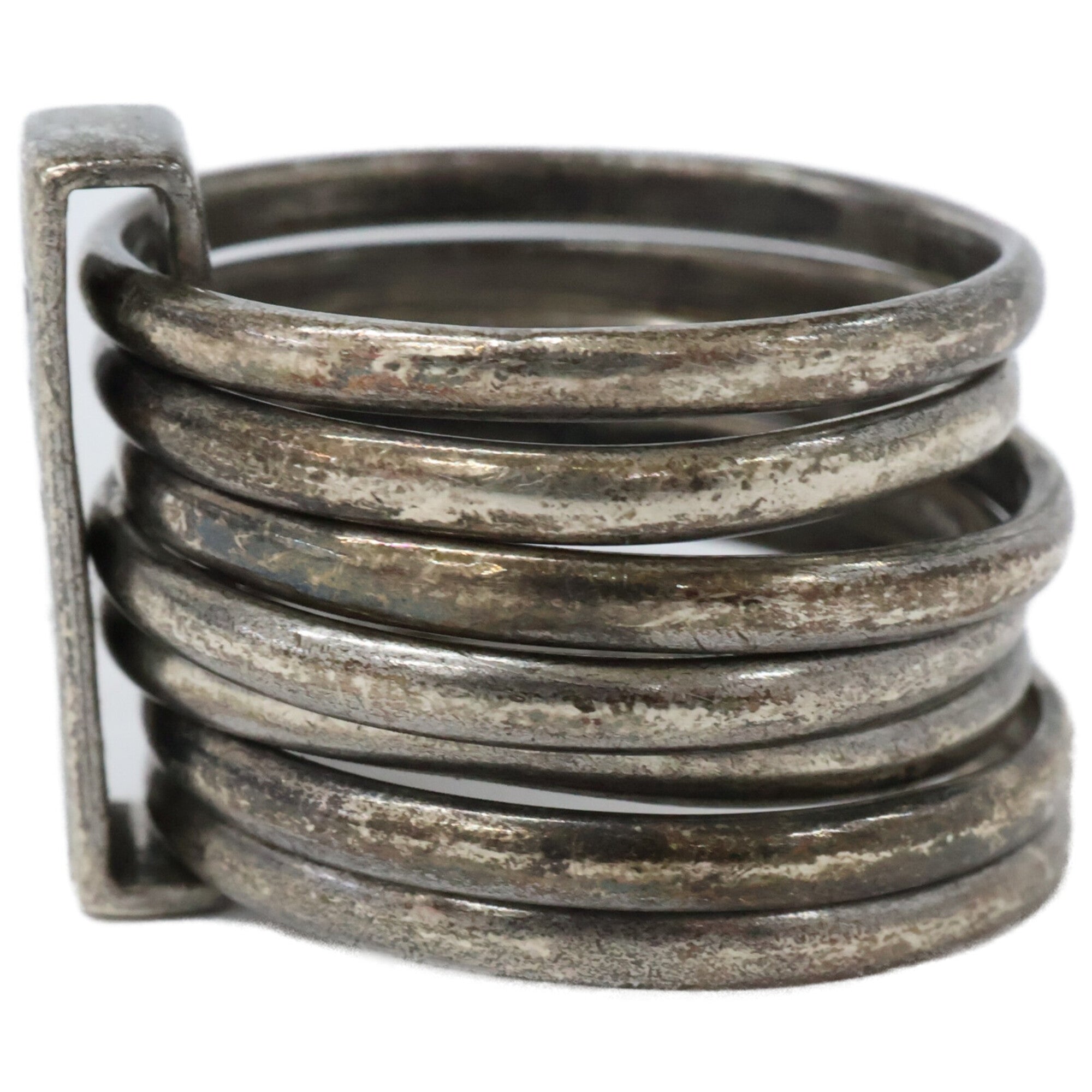 Dior Homme Silver Silver 925 Band Ring (Pre-Owned)