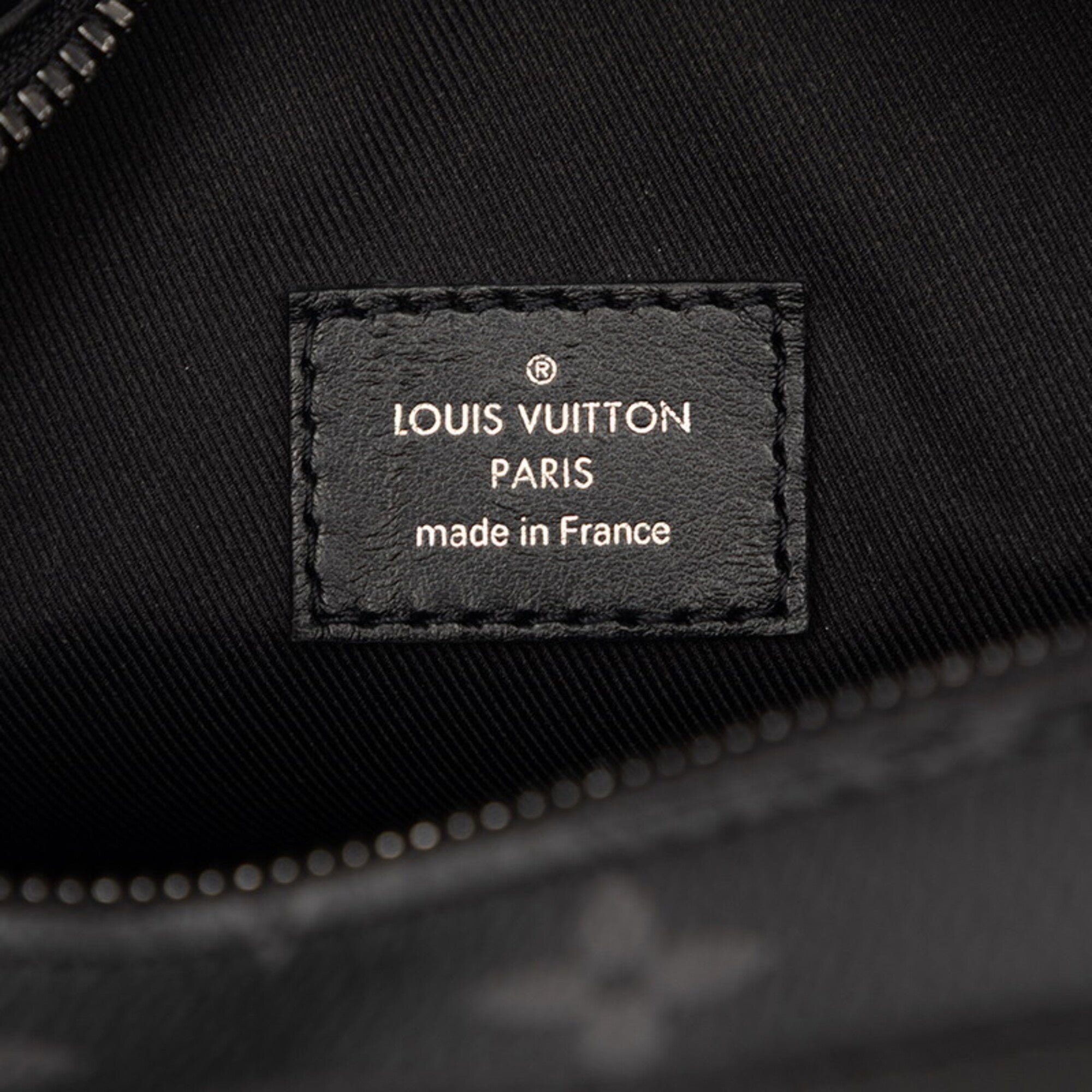 Louis Vuitton Monogram Eclipse Black Gray Pvc Leather Shoulder Bag (Pre-Owned)