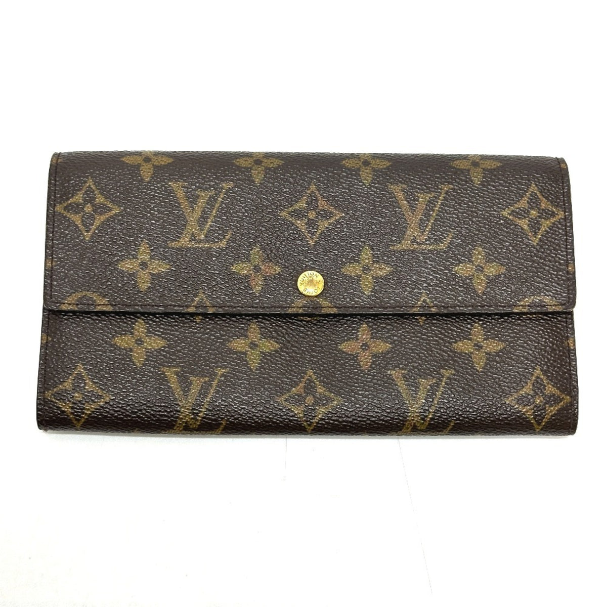 Louis Vuitton Brown Galle Monogram Monogram Long Wallet (Bi-Fold) (Pre-Owned)
