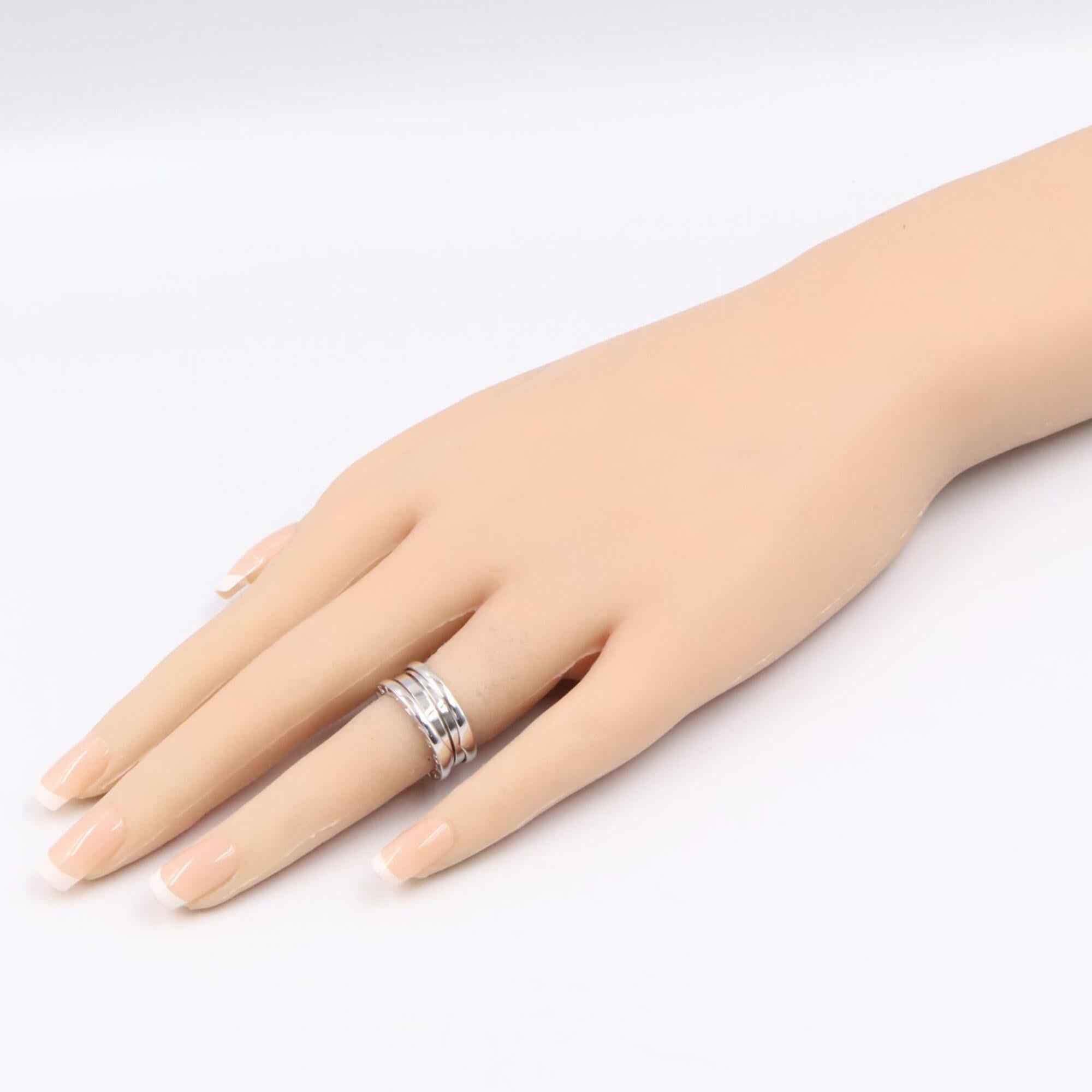 Bvlgari Silver White Gold (18K) Band Ring (Pre-Owned)