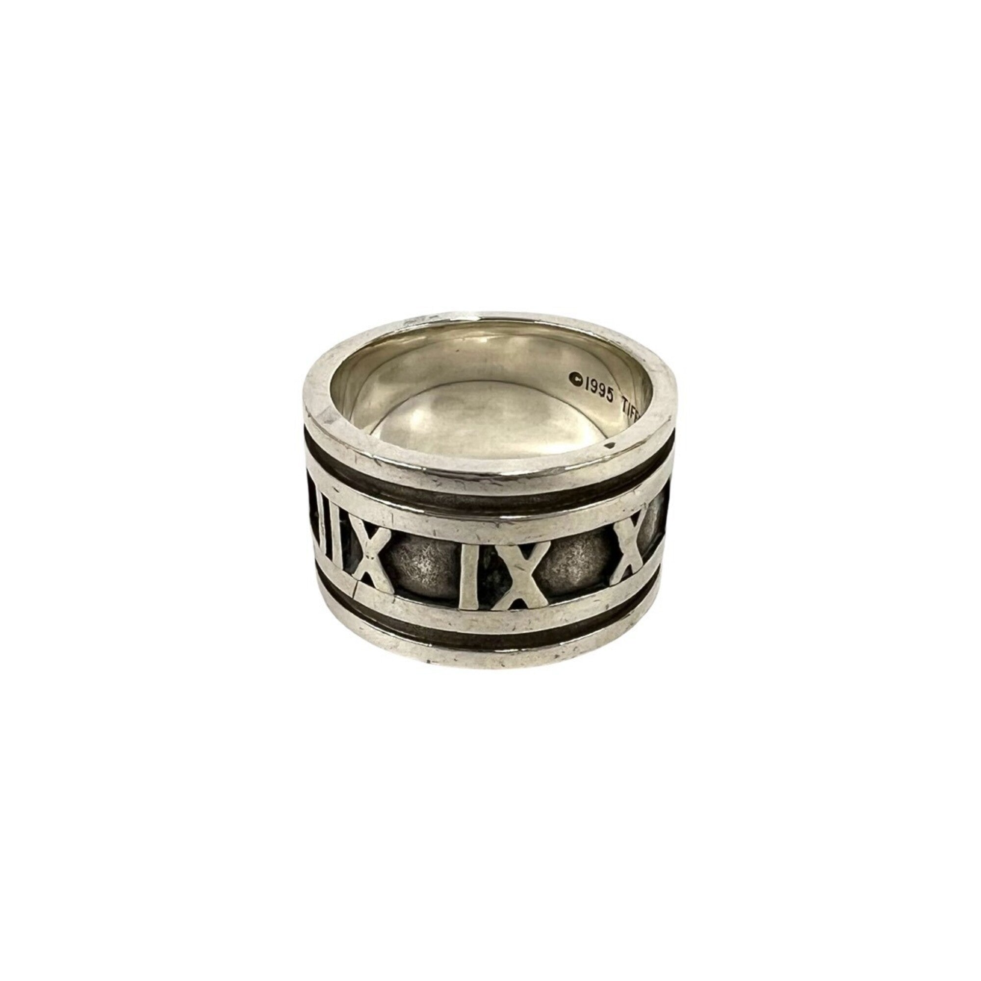 Tiffany Silver Silver 925 Band Ring (Pre-Owned)