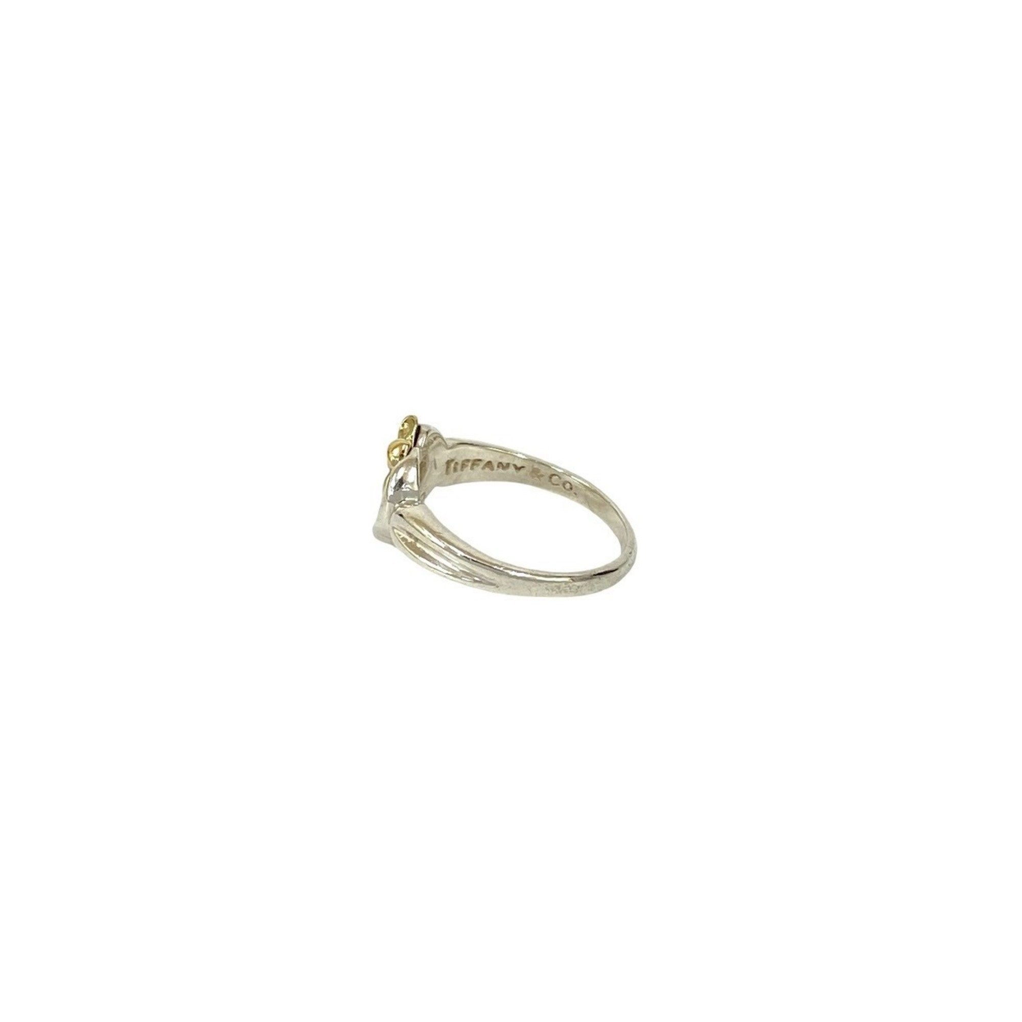 Tiffany Gold Silver Gold (18K) Silver 925 Band Ring (Pre-Owned)