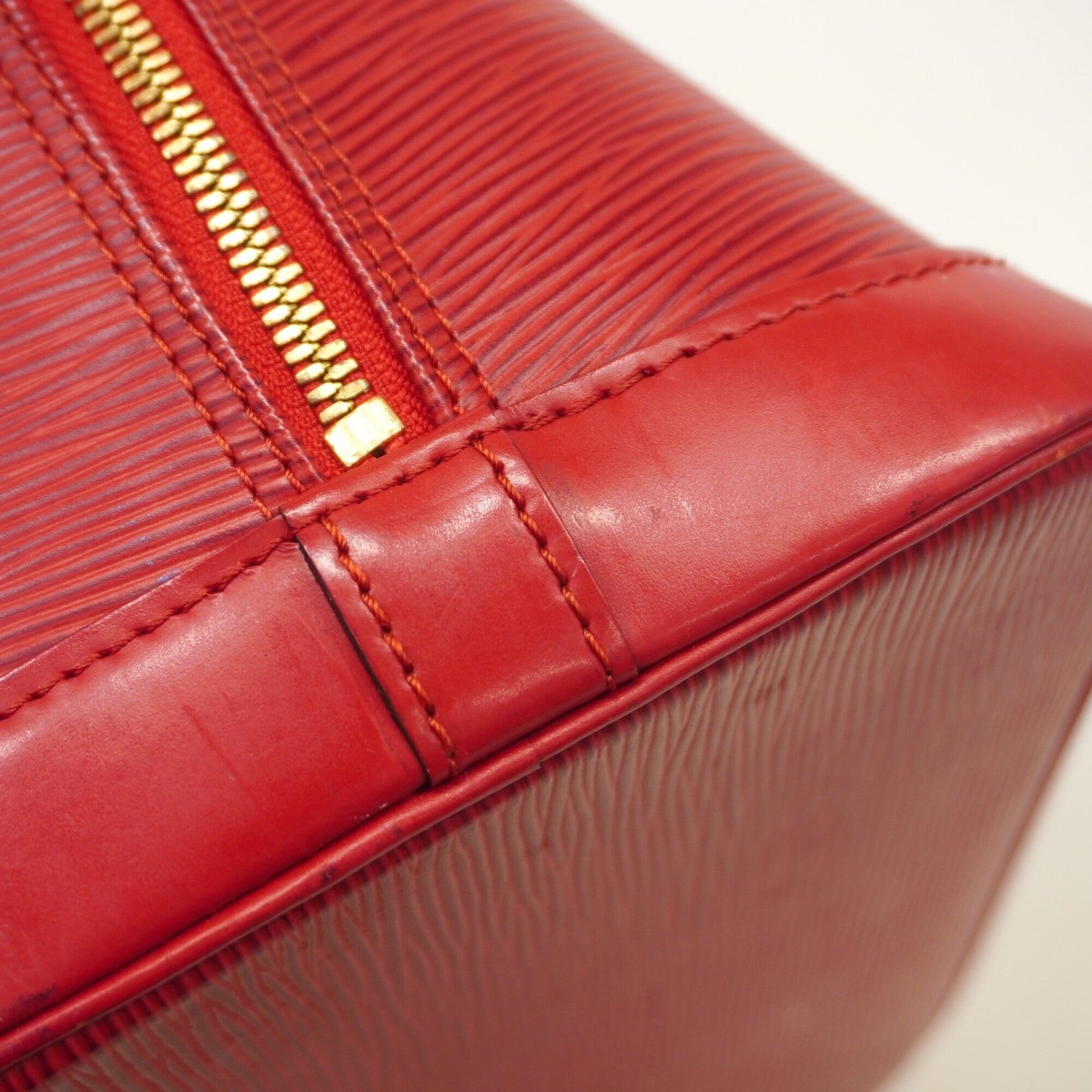 Louis Vuitton Castilian Red Handbag (Pre-Owned)