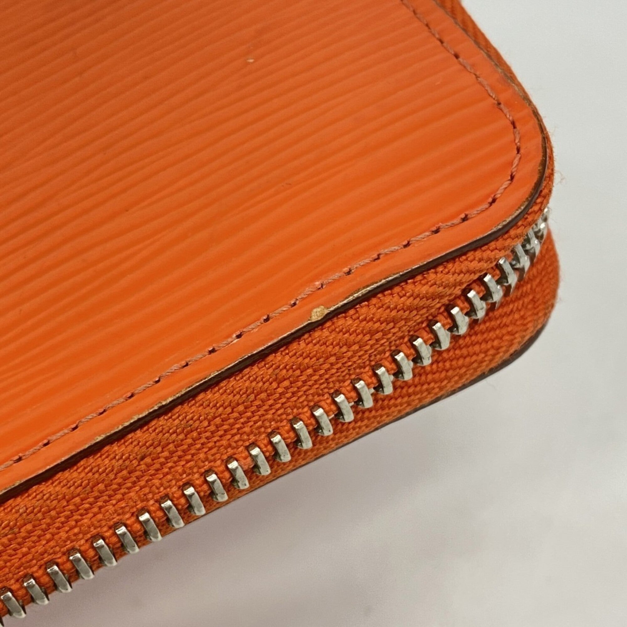Louis Vuitton Orange Long Wallet (Bi-Fold) (Pre-Owned)
