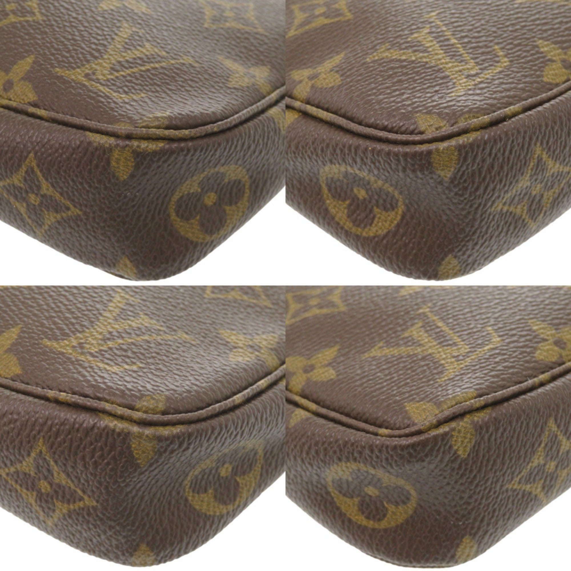 Louis Vuitton Brown Monogram Monogram Handbag Pochette Pouch (Pre-Owned)