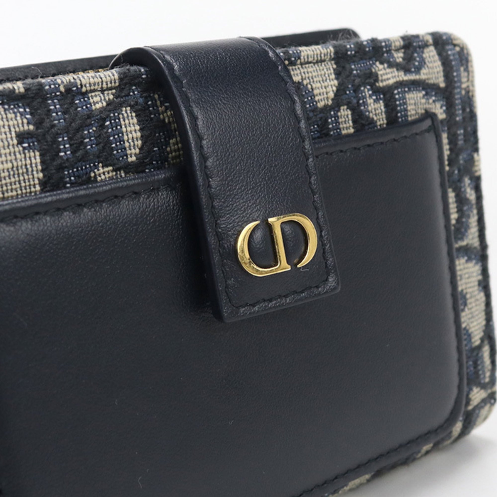 Christian Dior Navy Wallet (Bi-Fold) (Pre-Owned)