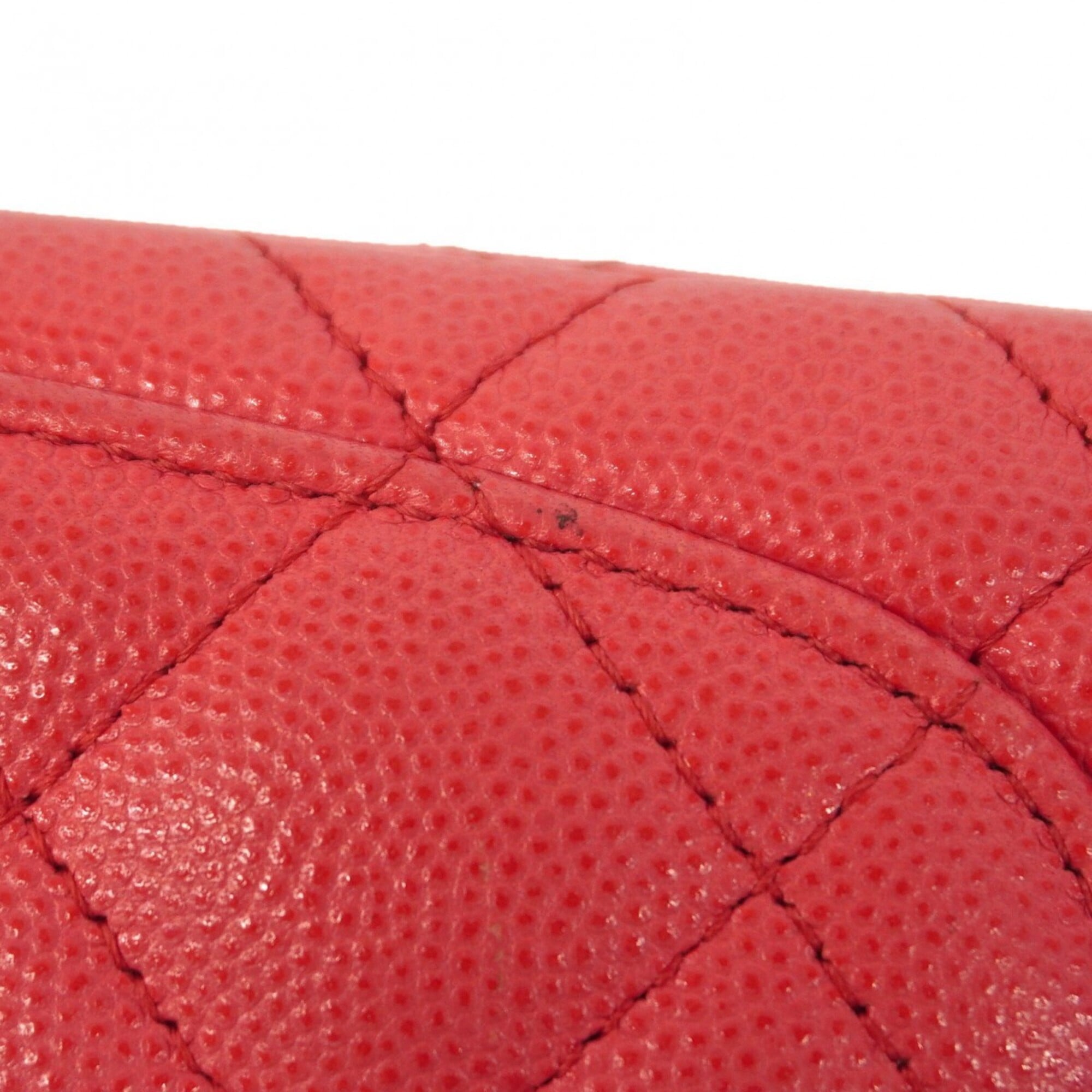 Chanel Pink Grained Calfskin Shoulder Bag (Pre-Owned)