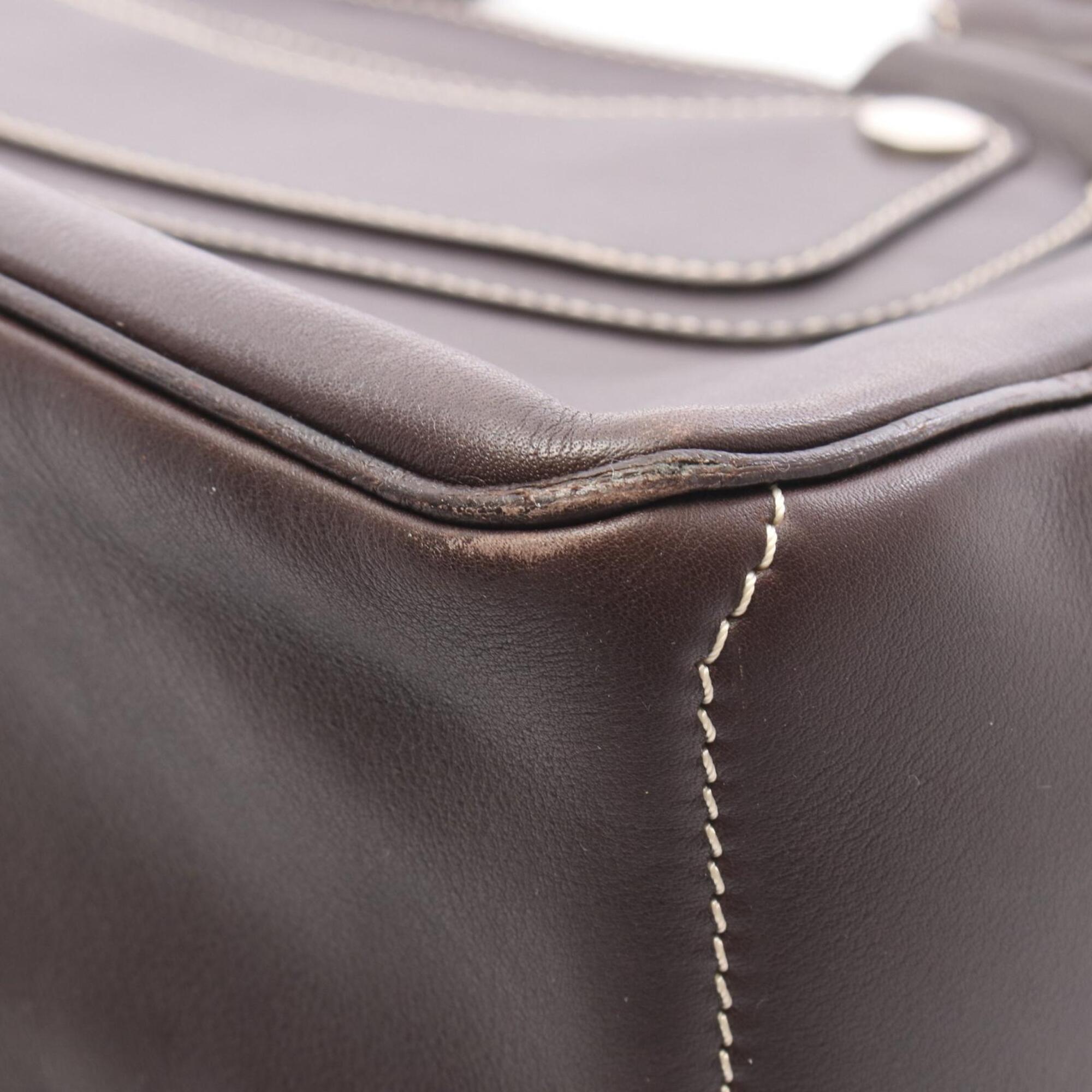 Celine Brown Leather Handbag (Pre-Owned)