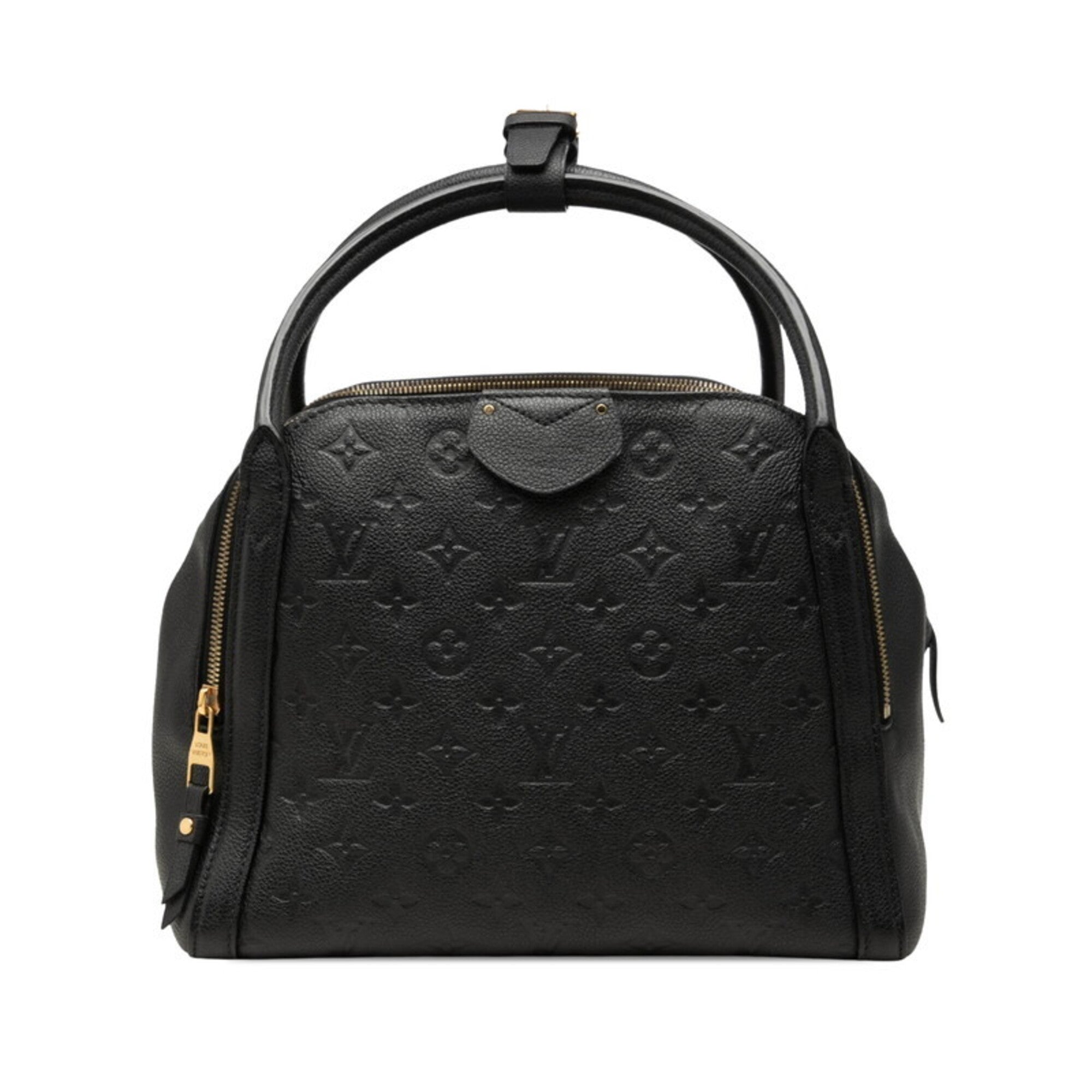 Louis Vuitton Black Noir Leather Handbag (Pre-Owned)