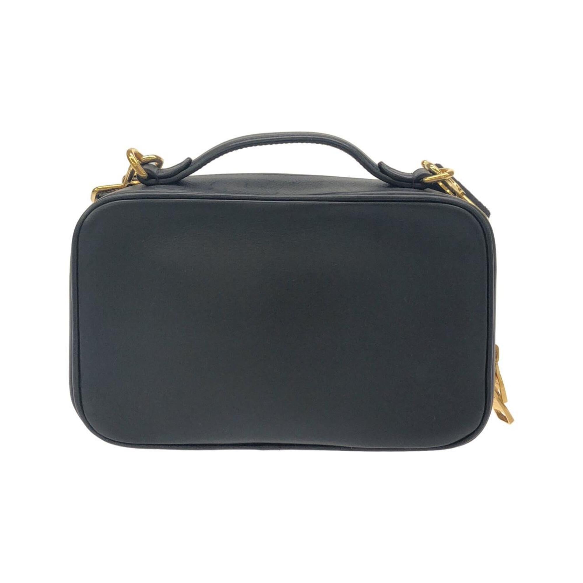 Louis Vuitton Black Leather Shoulder Bag (Pre-Owned)