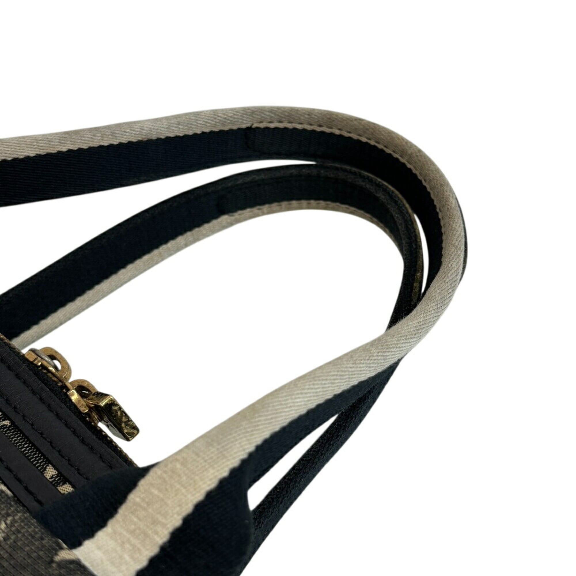 Louis Vuitton Monogram Mini Gray Navy White Monogram Mini Boston Bag Handbag (Pre-Owned)