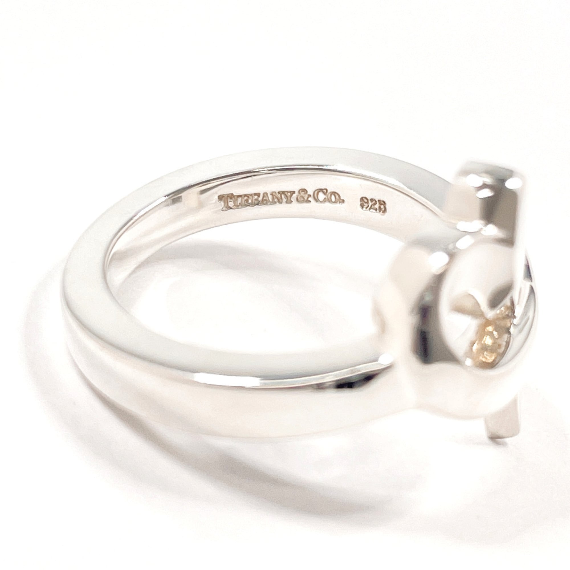 Tiffany Silver Silver 925 Band Ring (Pre-Owned)
