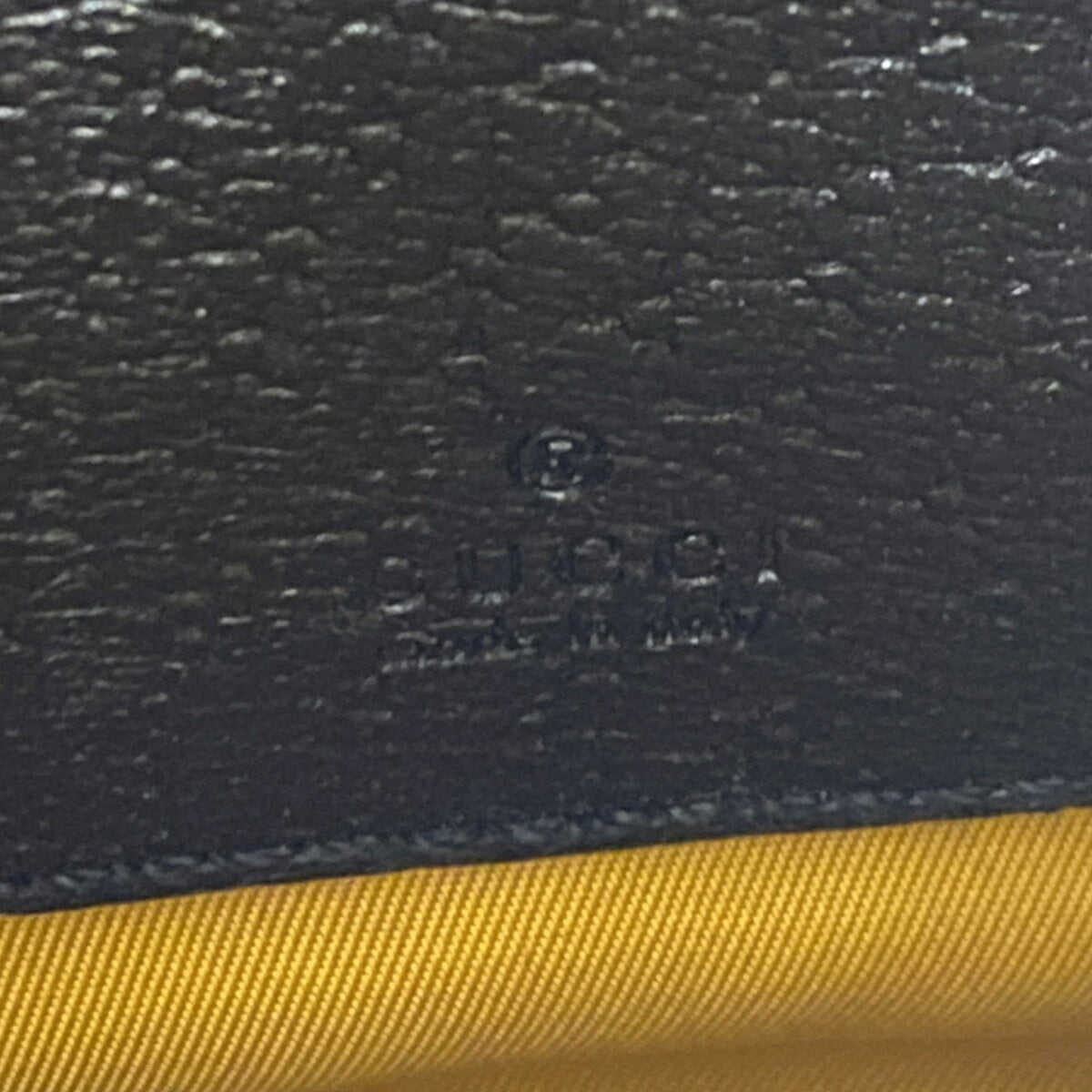 Gucci Black Yellow Nylon Canvas Shoulder Bag (Pre-Owned)