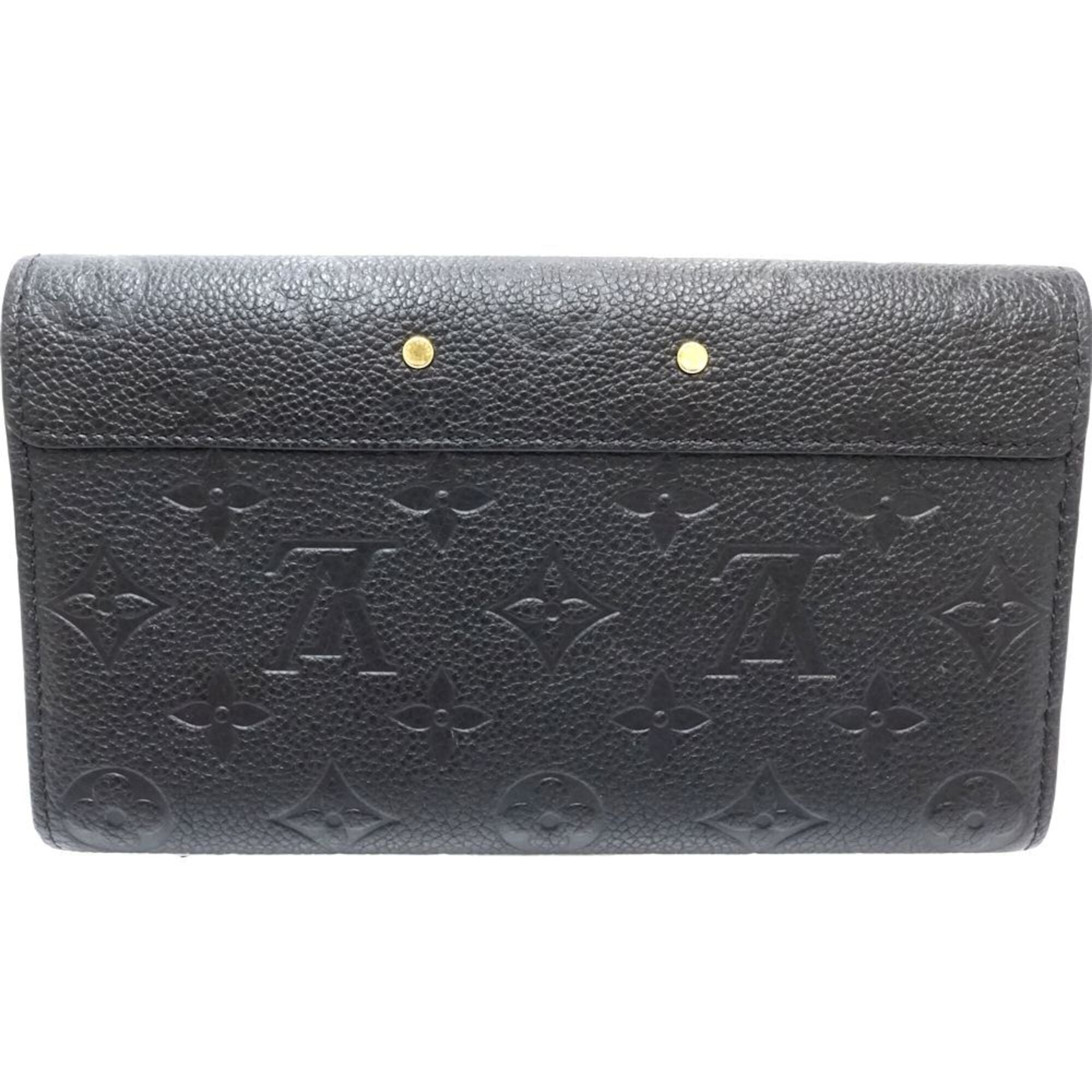 Louis Vuitton Noir Monogram Empreinte Wallet (Bi-Fold) (Pre-Owned)