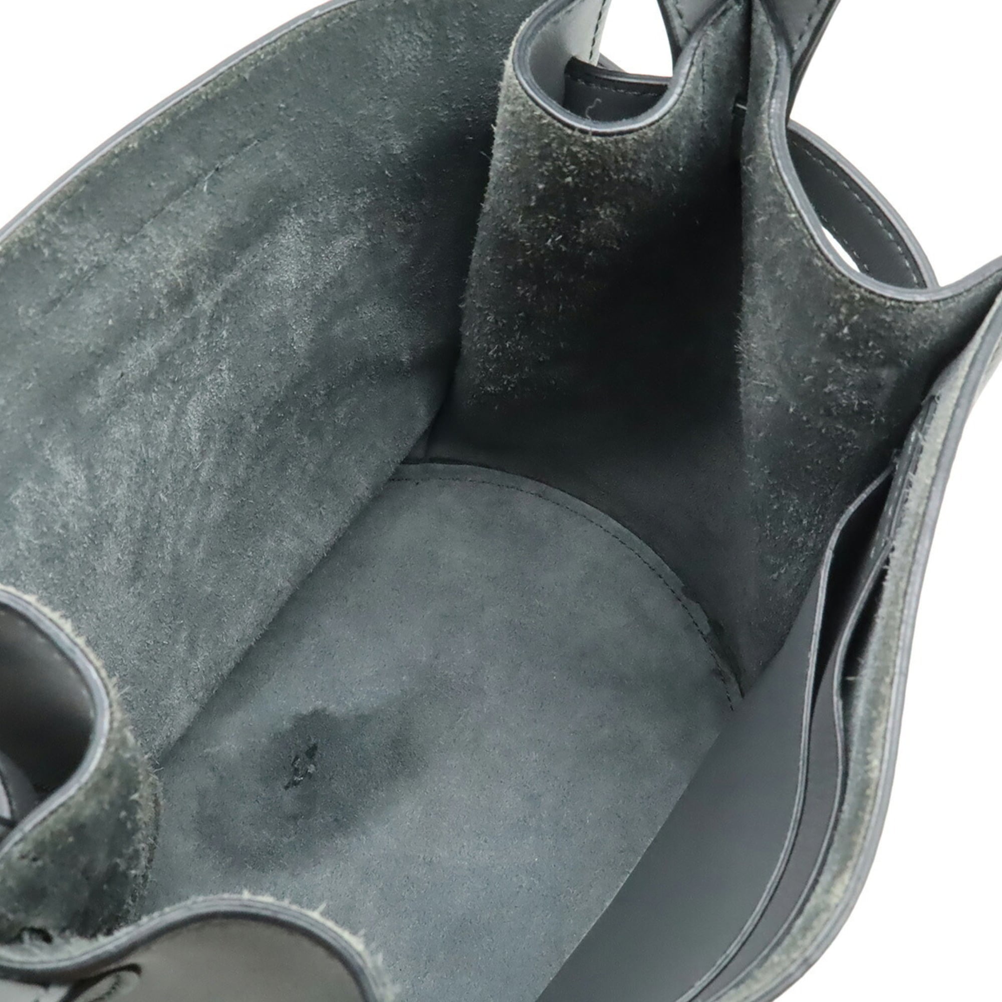 Celine Gray Leather Shoulder Bag (Pre-Owned)