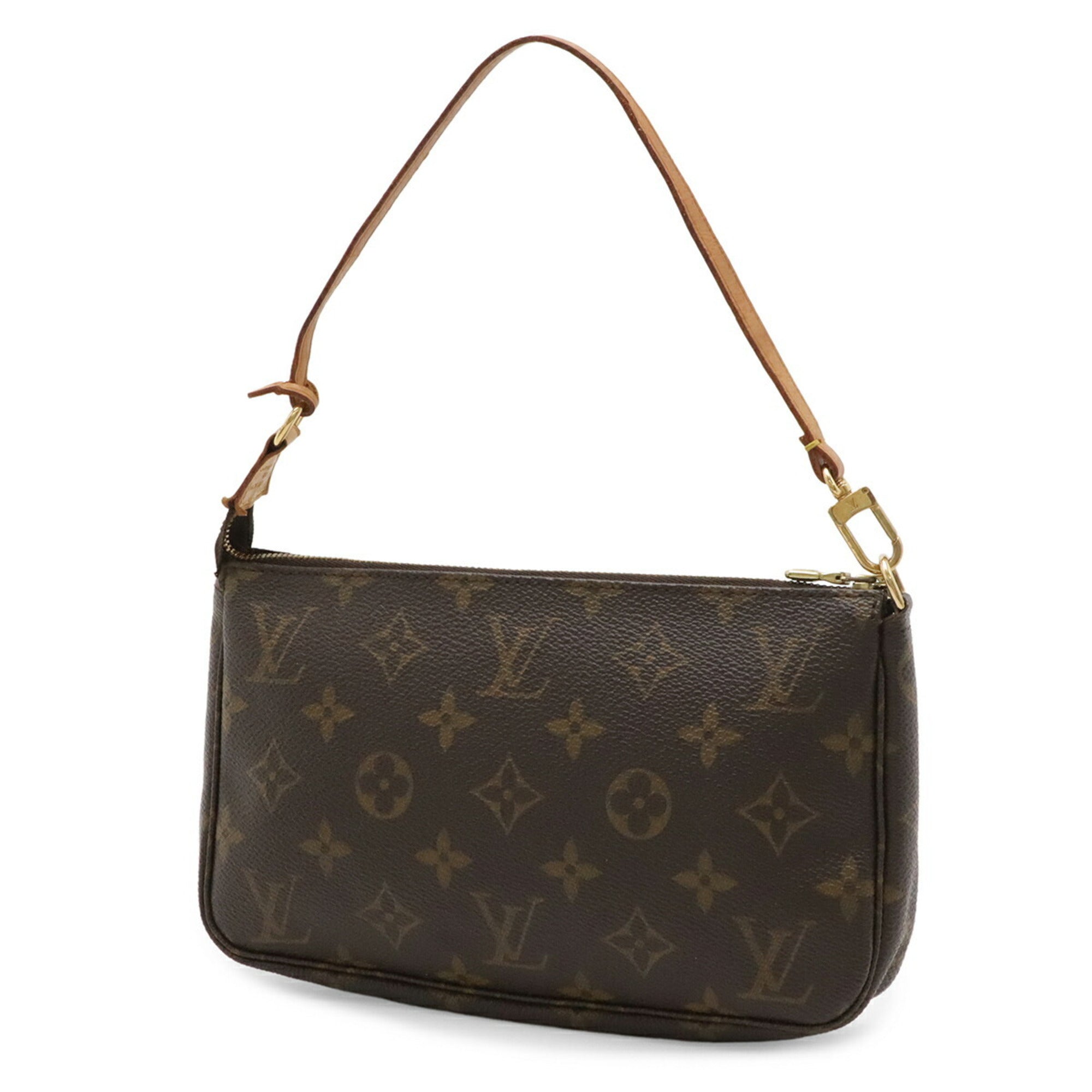 Louis Vuitton Monogram Brown Monogram Handbag Pochette (Pre-Owned)