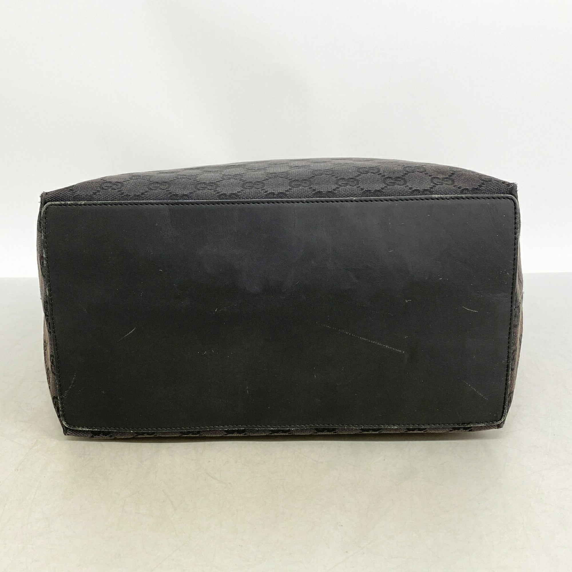 Gucci Black Canvas Tote Bag (Pre-Owned)