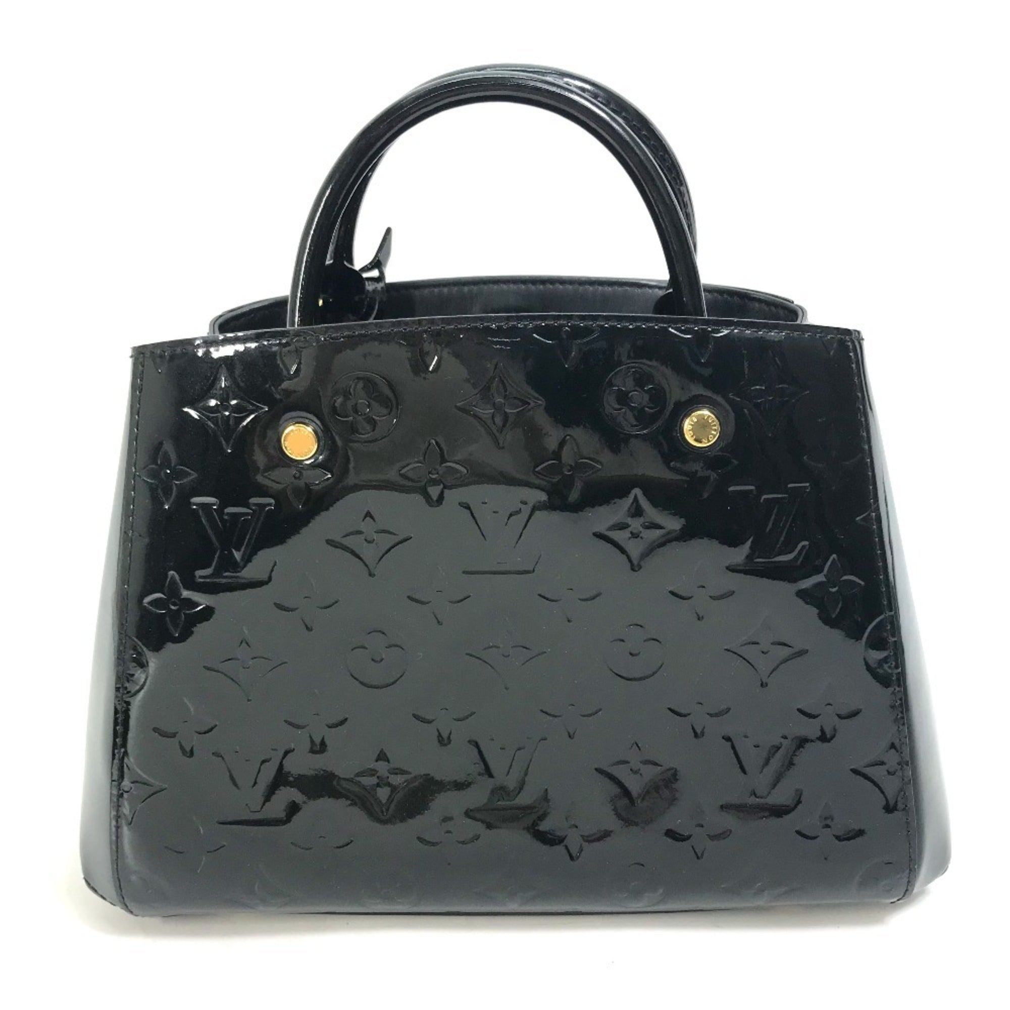 Louis Vuitton Monogram Vernis Black Noir Monogram Vernis Handbag Shoulder Bag (Pre-Owned)