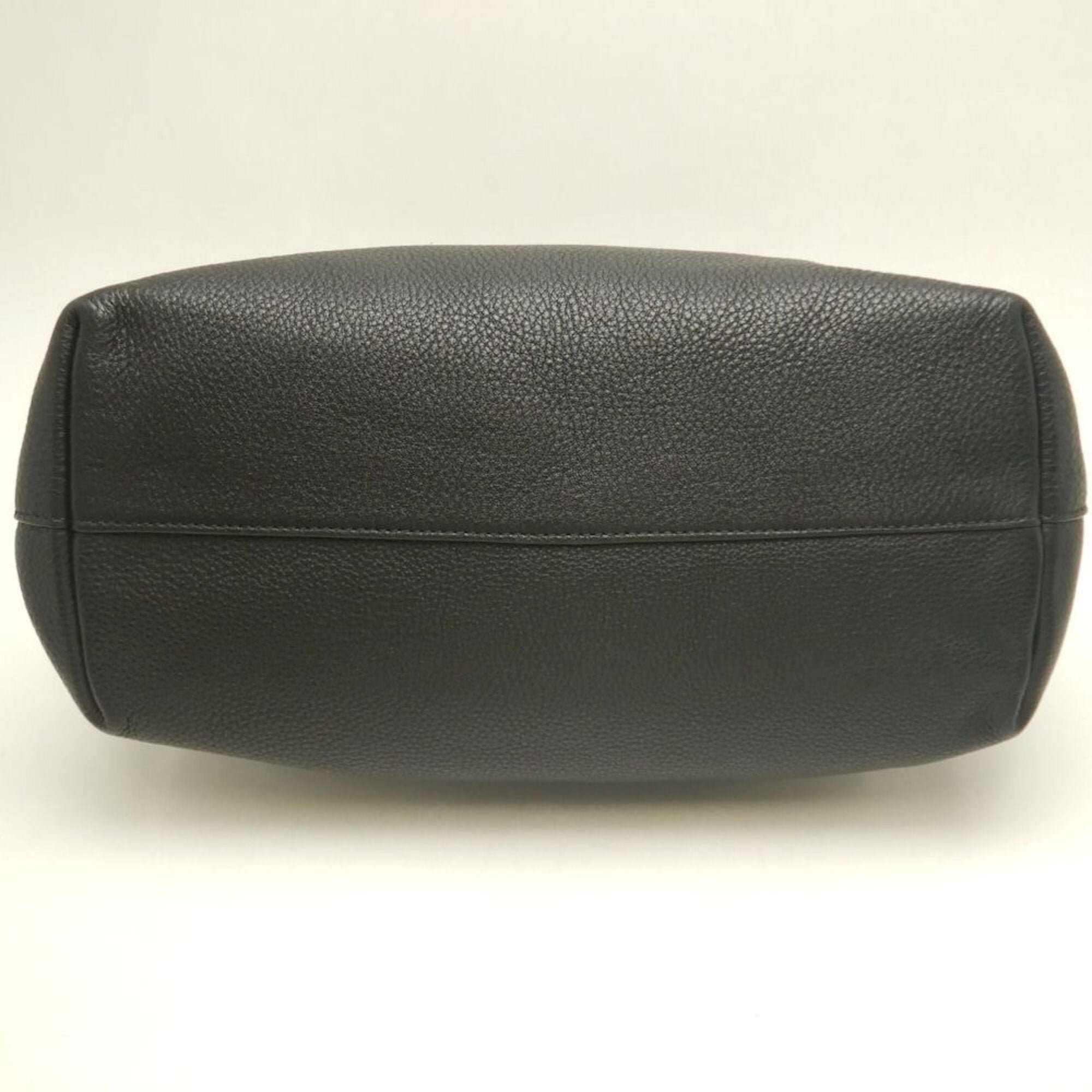 Tory Burch Black Leather Tote Bag (Pre-Owned)