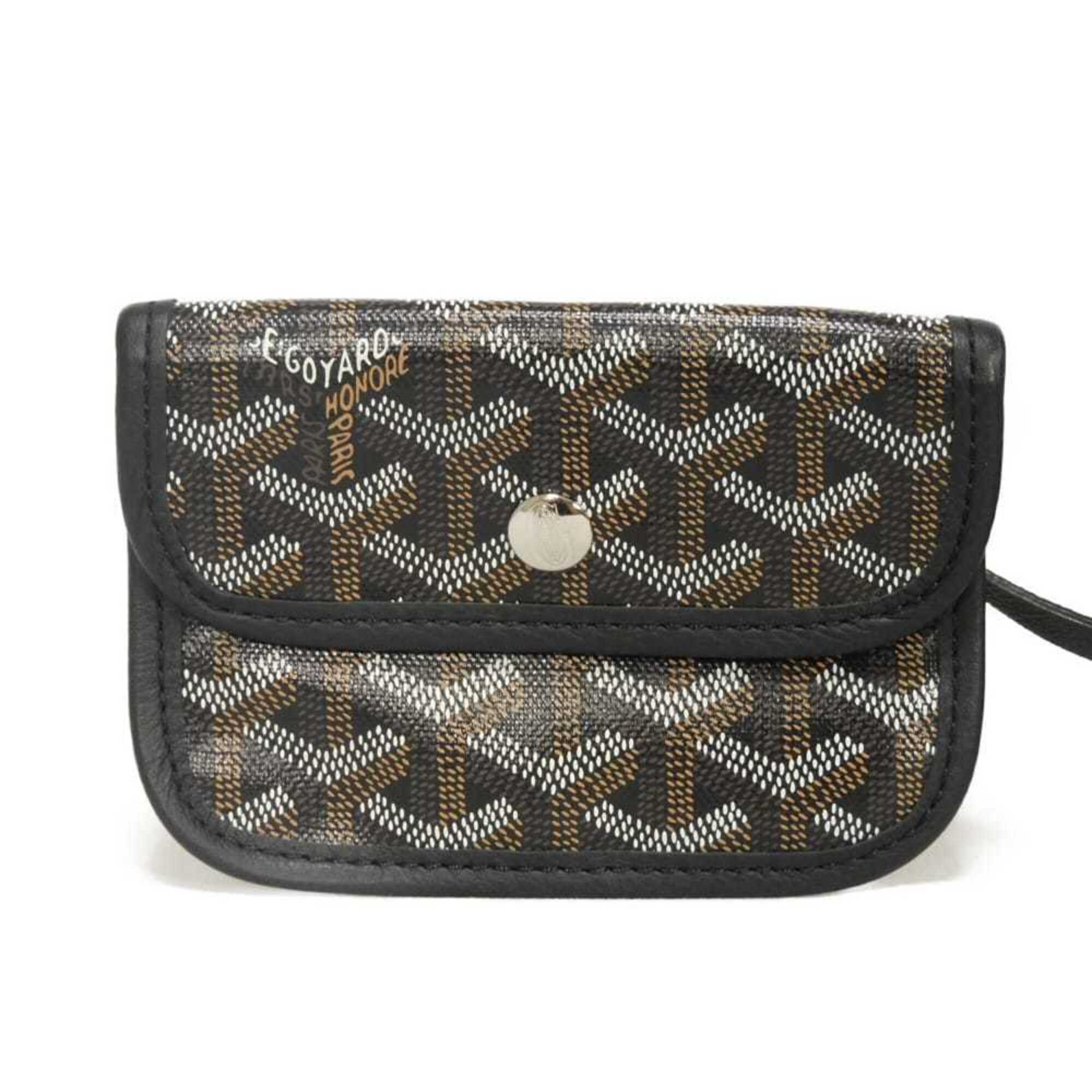 Goyard Black Canvas Leather Tote Bag (Pre-Owned)