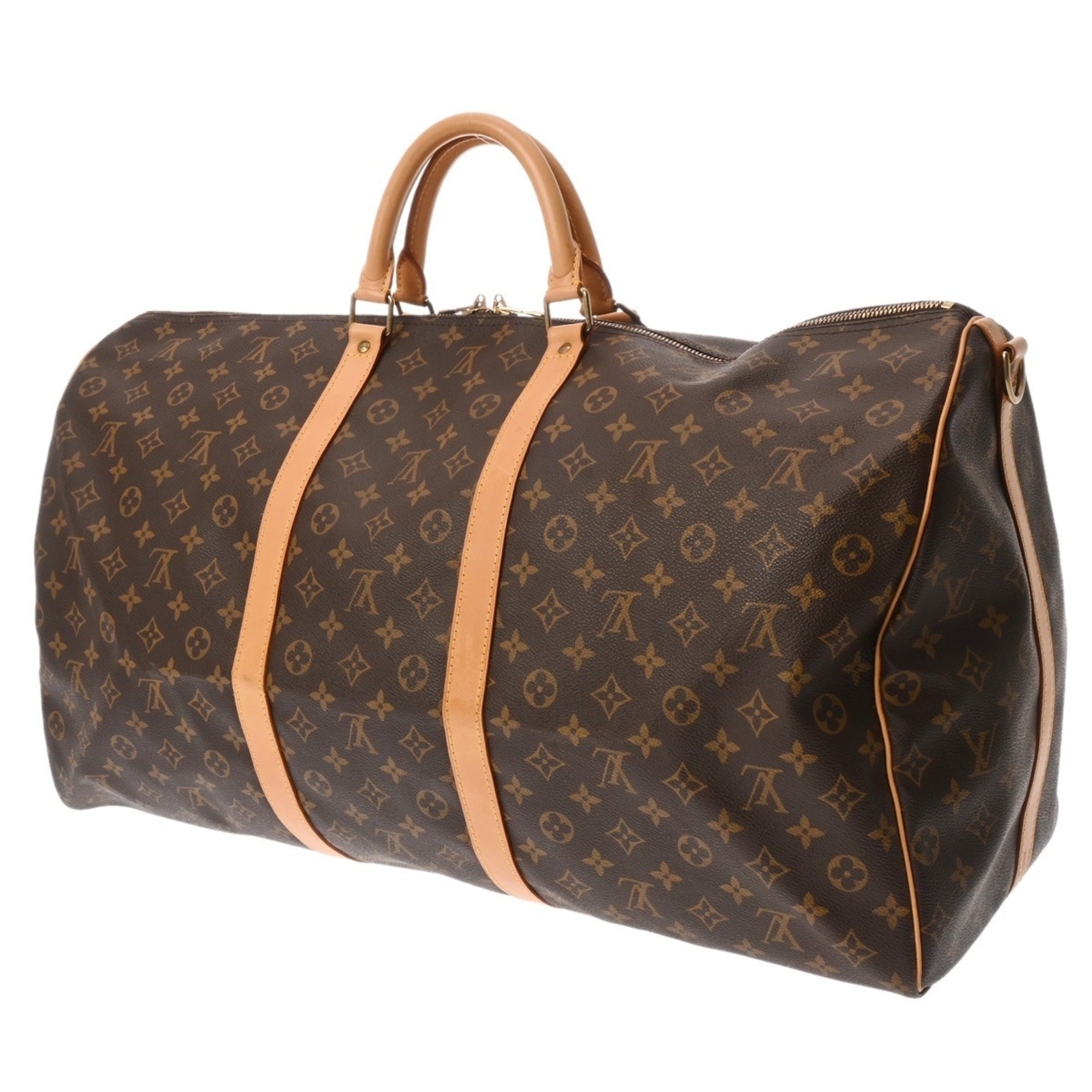 Louis Vuitton Brown Monogram Boston Bag (Pre-Owned)