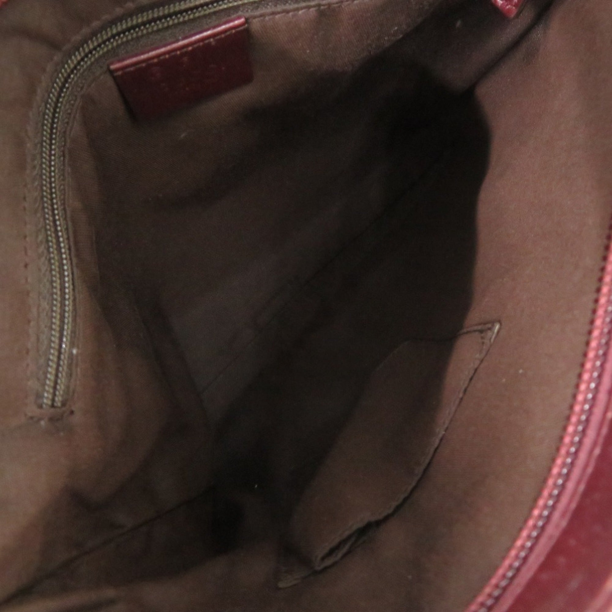 Gucci Bordeaux Pvc Leather Shoulder Bag (Pre-Owned)