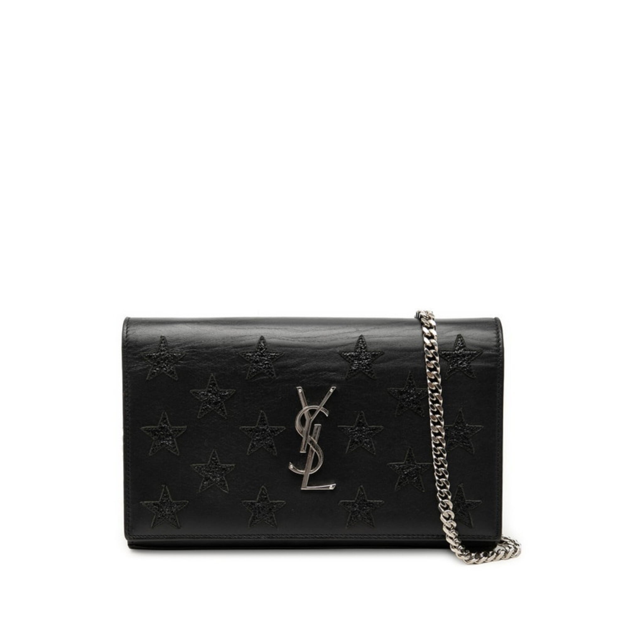Saint Laurent Black Leather Shoulder Bag (Pre-Owned)
