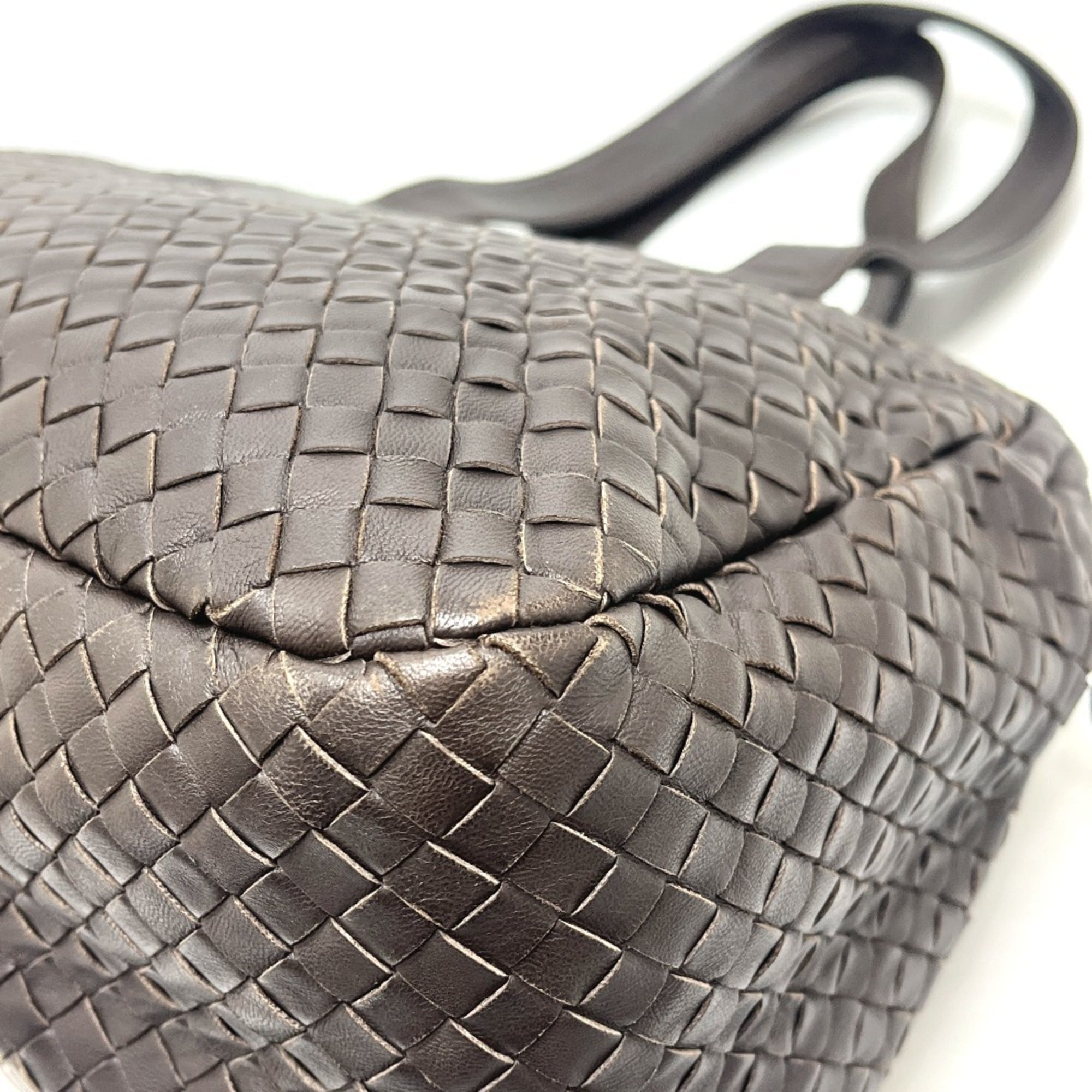 Bottega Veneta Brown Leather Boston Bag (Pre-Owned)