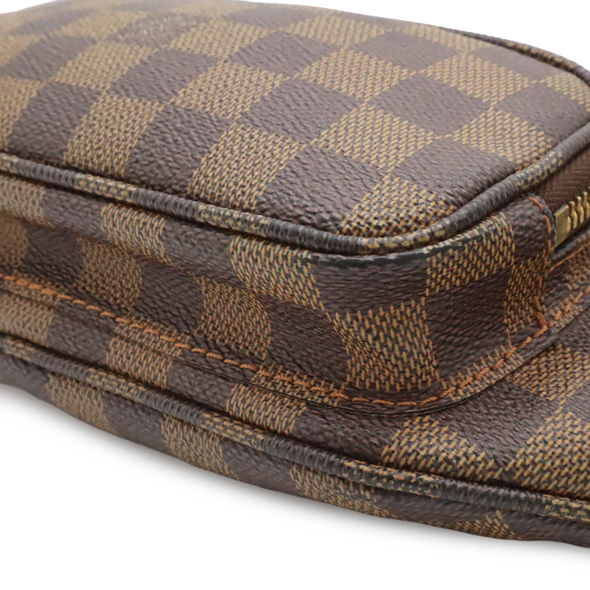 Louis Vuitton Brown Pvc Coated Canvas Fanny Pack Sling Bag (Pre-Owned)