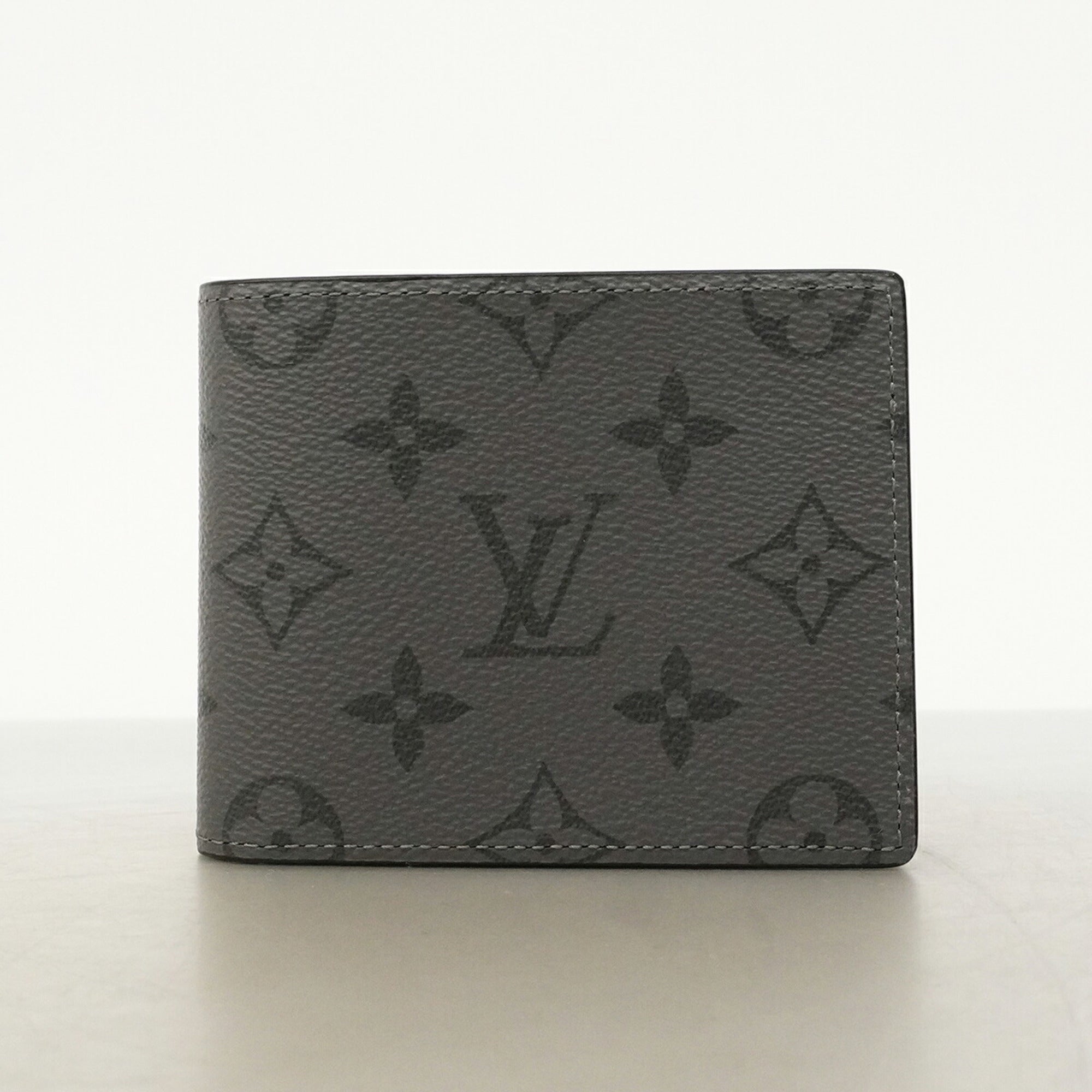Louis Vuitton Black Gray Wallet (Bi-Fold) (Pre-Owned)