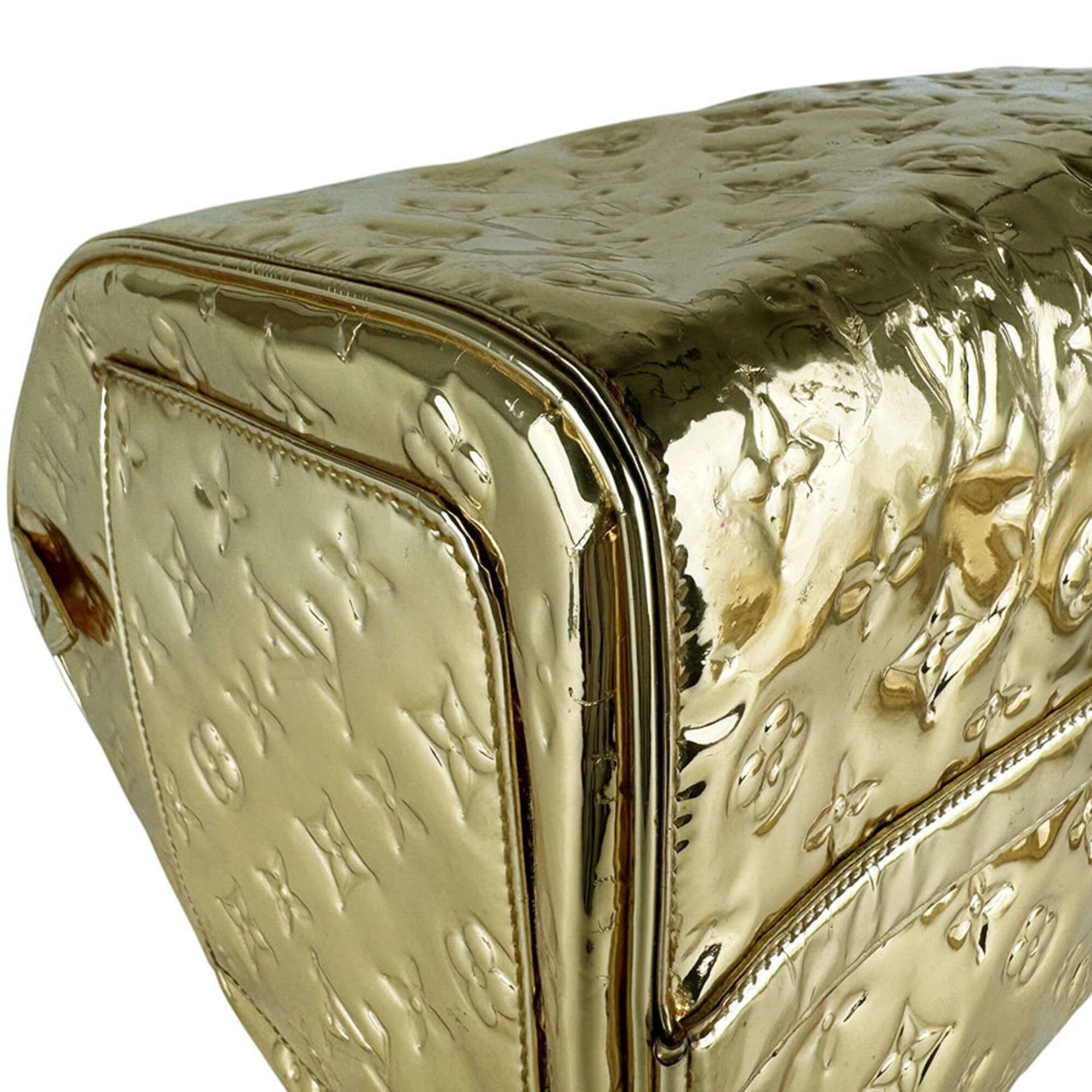 Louis Vuitton Gold Monogram Miroir Handbag (Pre-Owned)