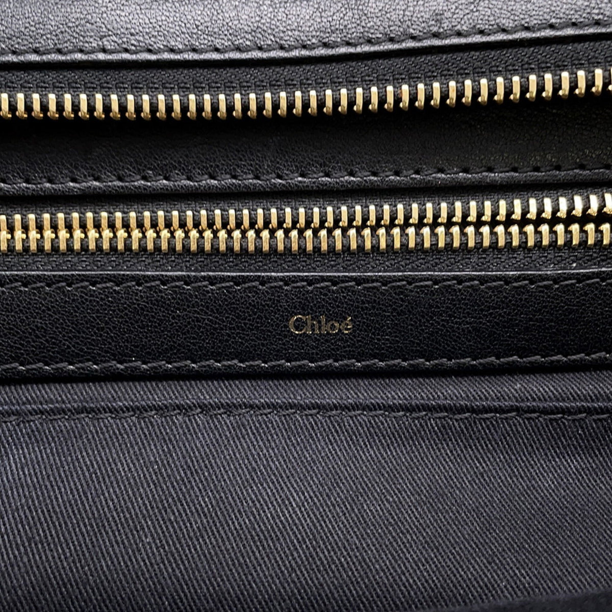 Chloé Black Brown Leather Handbag (Pre-Owned)