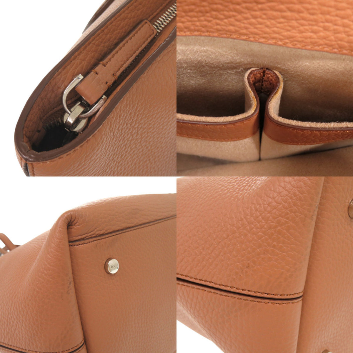 Tod's Brown Leather Tote Bag (Pre-Owned)